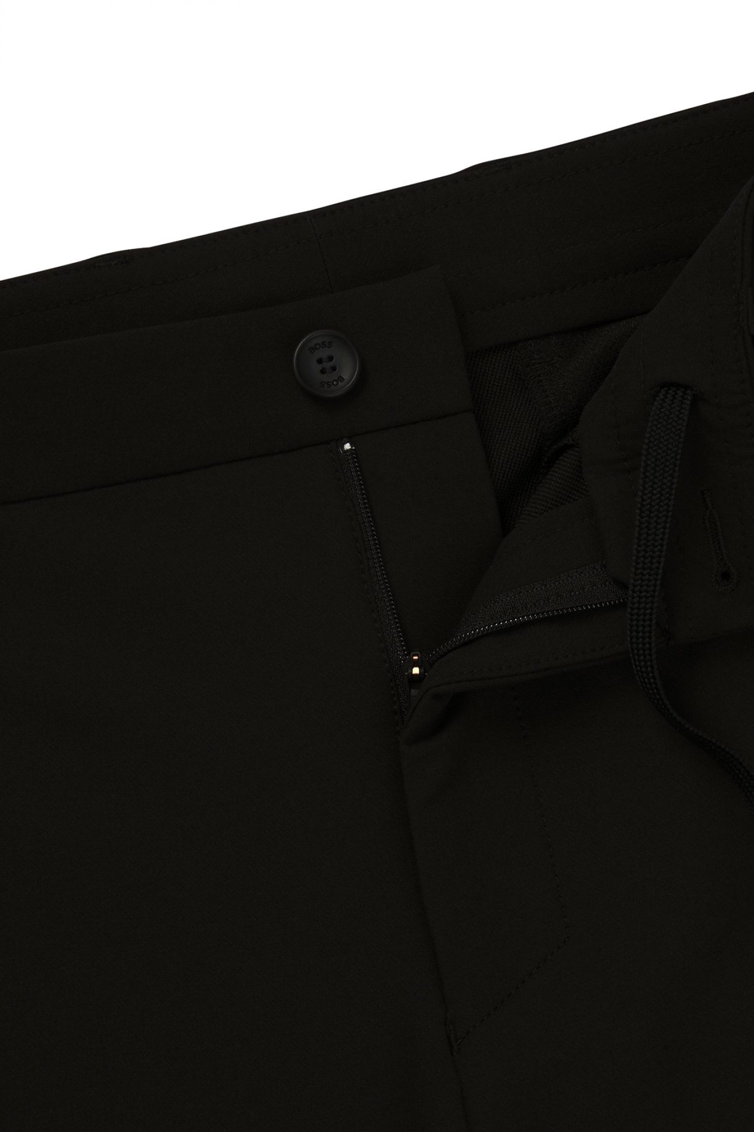 BOSS ATHLEISURE ΠΑΝΤΕΛΟΝΙ CHINO SLIM FIT T_COMMUTER-SLIM ΜΑΥΡΟ