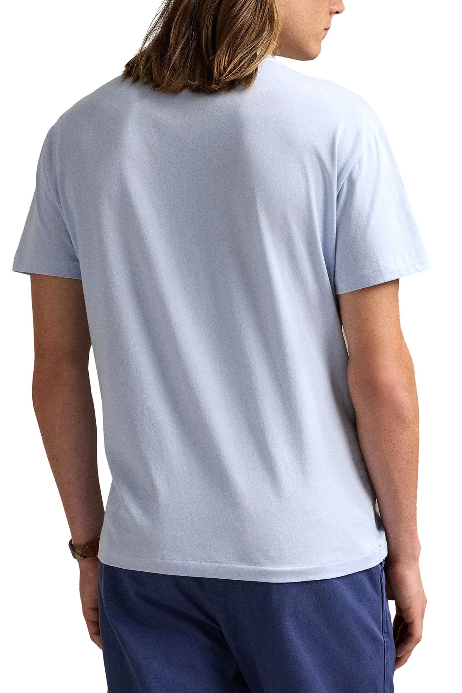 RALPH LAUREN T-SHIRT CUSTOM SLIM FIT LOGO ΓΑΛΑΖΙΟ