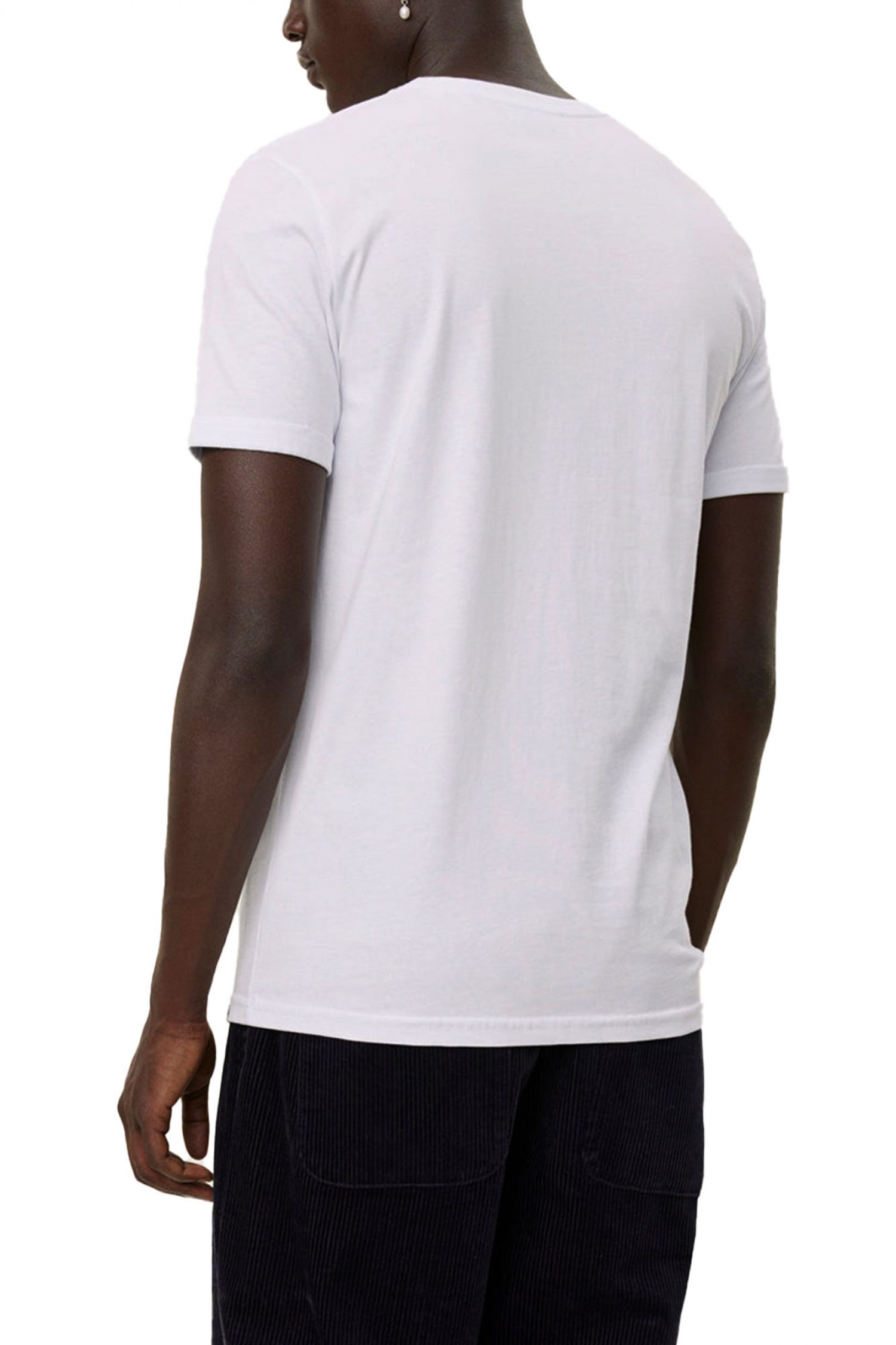 LES DEUX T-SHIRT NORREGAARD LOGO ΛΕΥΚΟ φωτογραφία