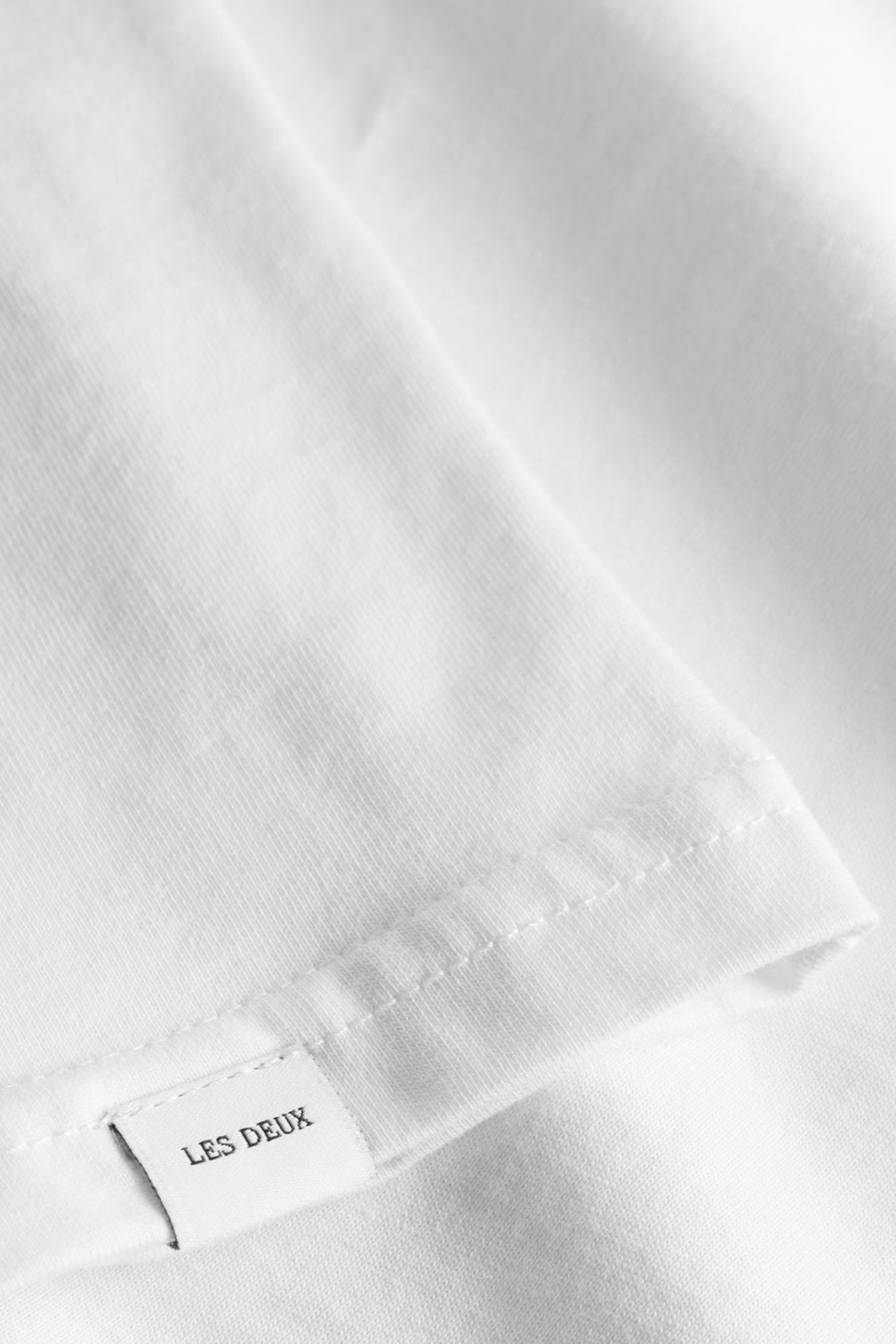 LES DEUX T-SHIRT NORREGAARD LOGO ΛΕΥΚΟ