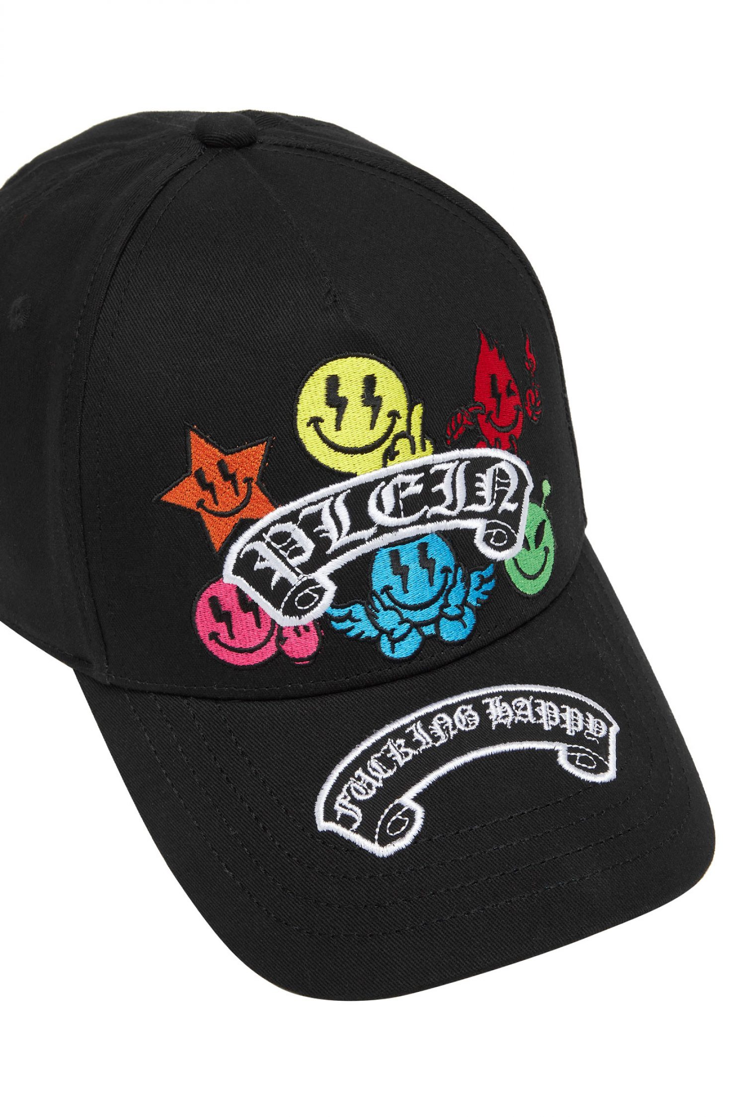 PHILIPP PLEIN ΚΑΠΕΛΟ LOGO ΜΑΥΡΟ