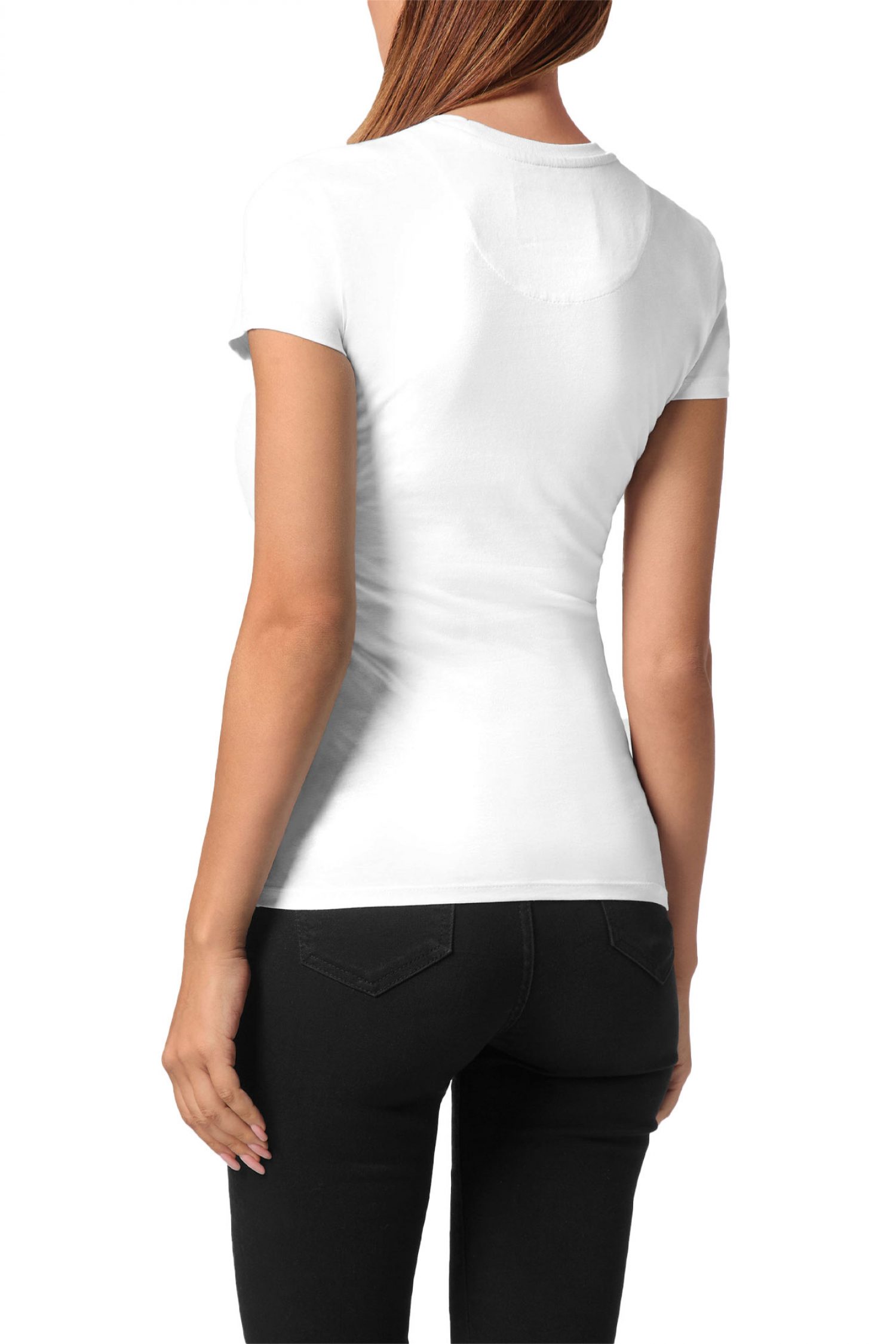 PHILIPP PLEIN T-SHIRT SEXY PURE SS PATCHES ΜΕΤΑΛΛΙΚΟ LOGO ΛΕΥΚΟ