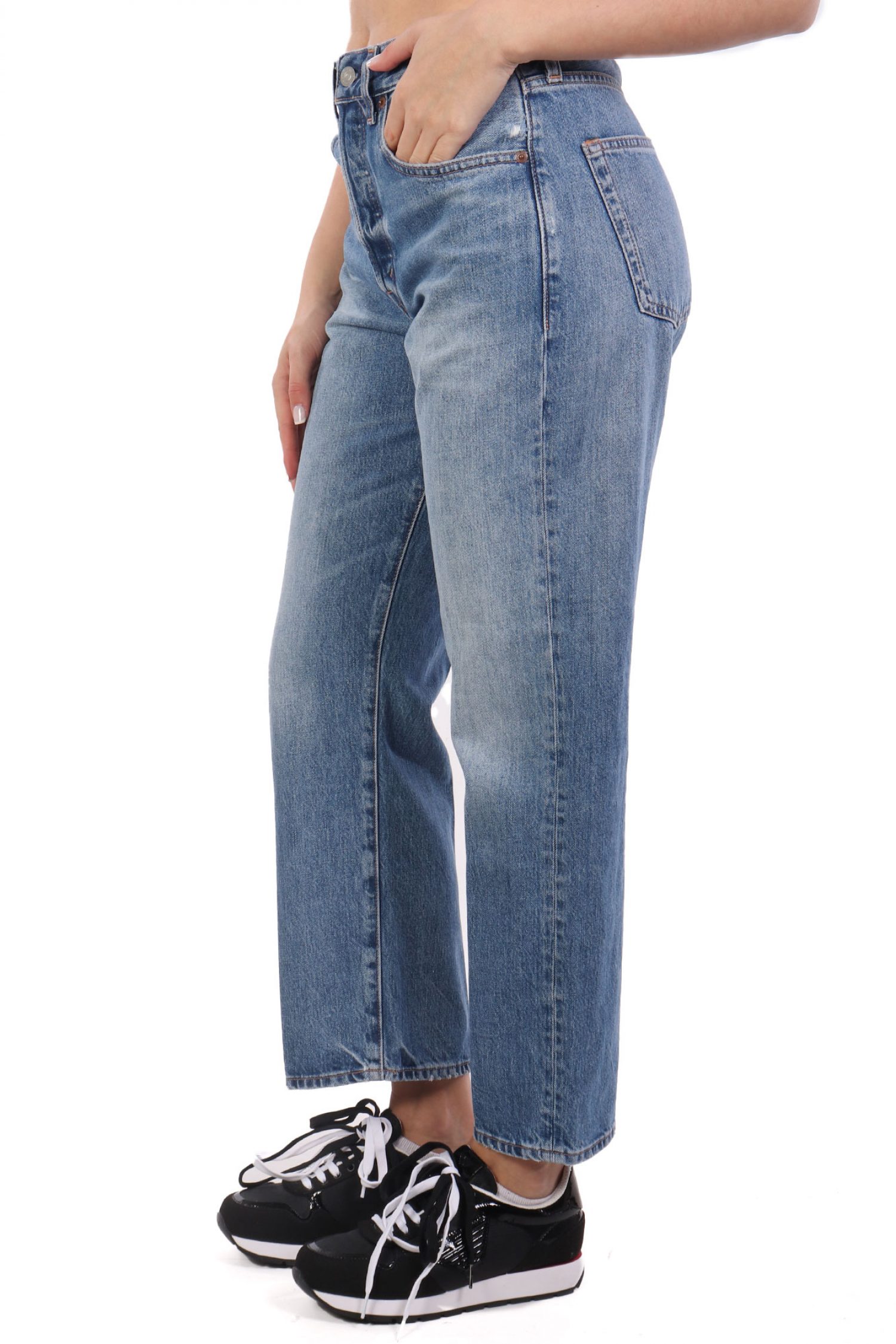 RALPH LAUREN ΠΑΝΤΕΛΟΝΙ JEANS RELAXED STRAIGHT ΜΠΛΕ φωτογραφία