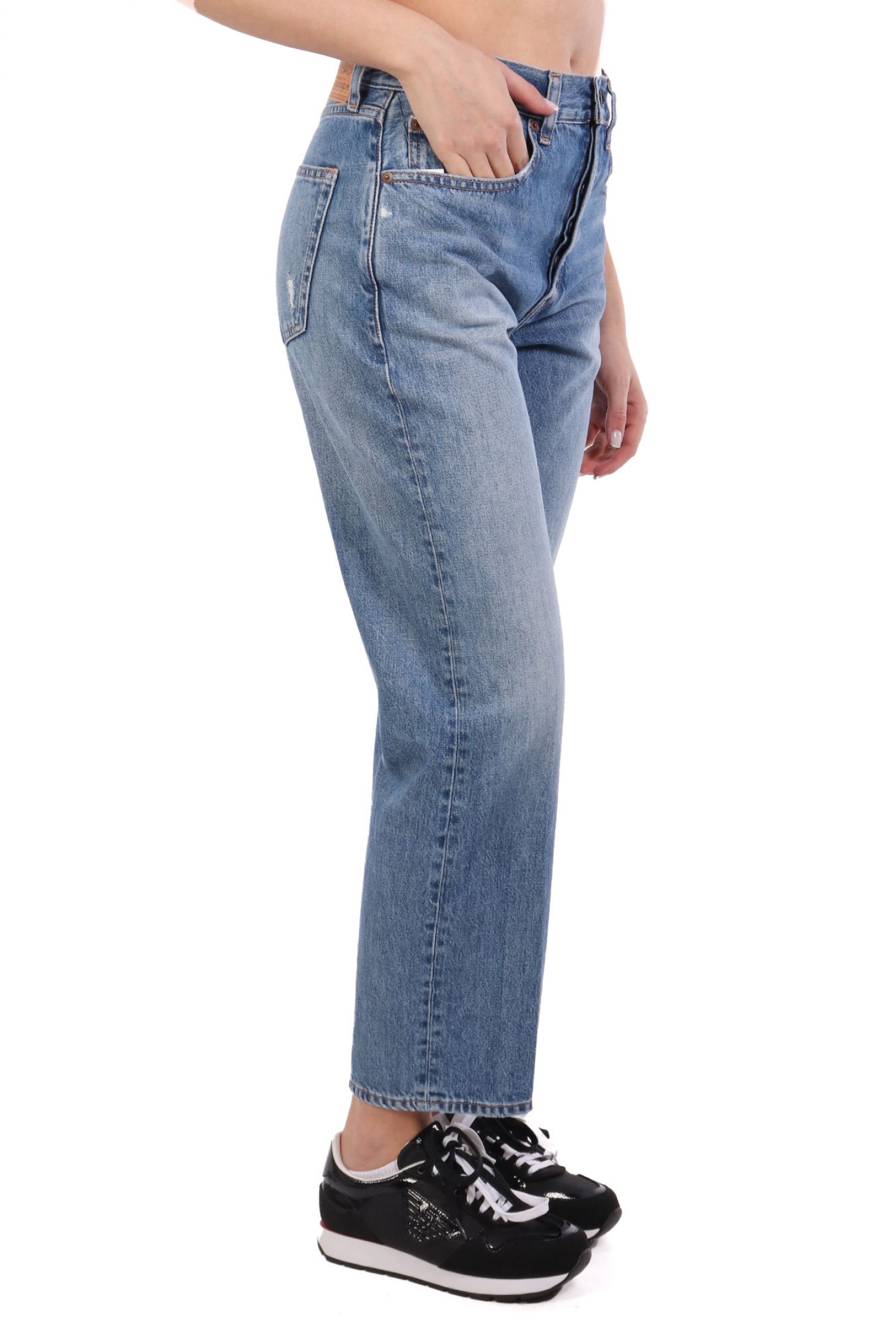 RALPH LAUREN ΠΑΝΤΕΛΟΝΙ JEANS RELAXED STRAIGHT ΜΠΛΕ φωτογραφία