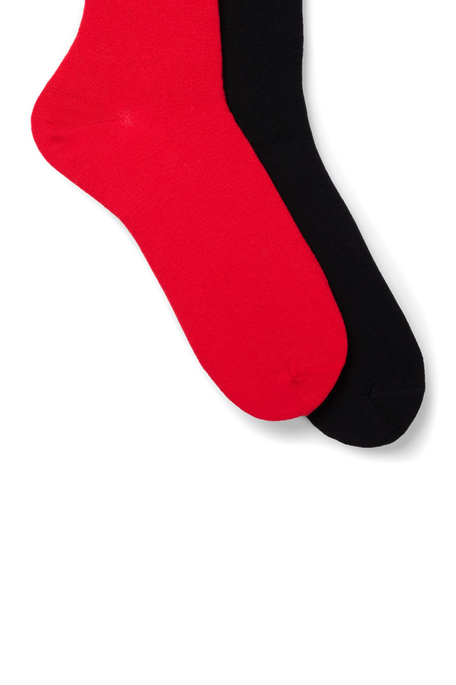 HUGO ΚΑΛΤΣΕΣ 2PACK 2P RS UNI CC ΚΟΚΚΙΝΟ-ΜΑΥΡΟ