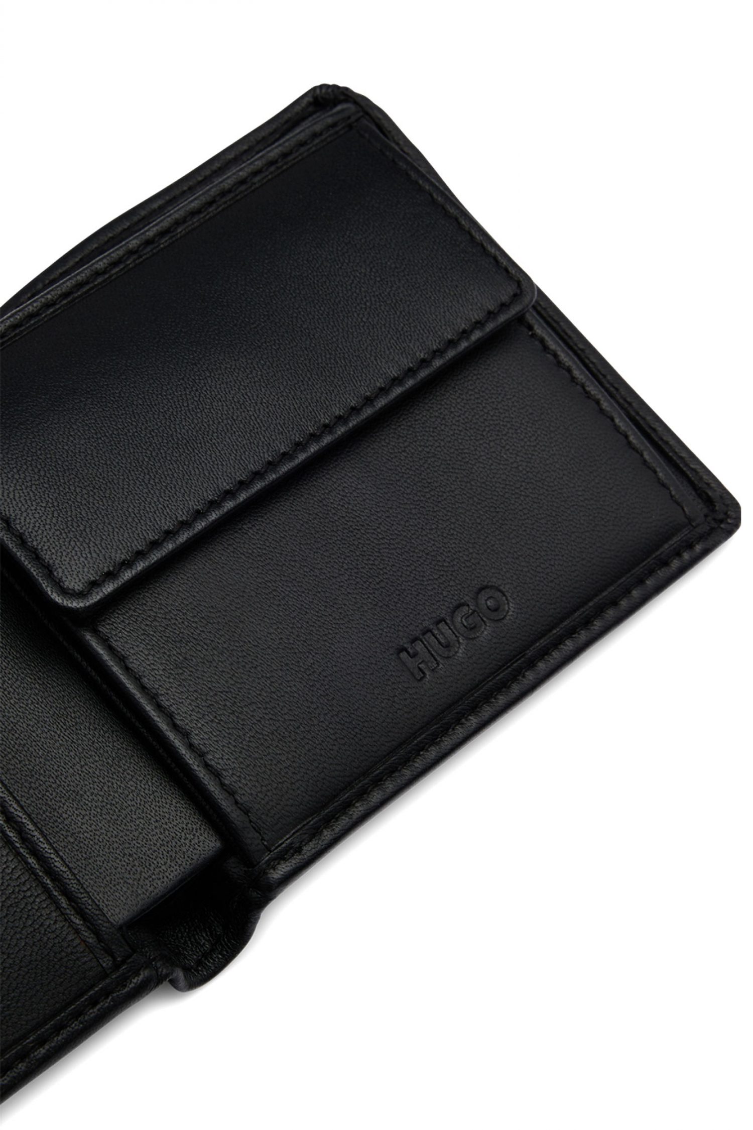 HUGO ΠΟΡΤΟΦΟΛΙ SUBWAY_4 CC COIN ΜΑΥΡΟ φωτογραφία