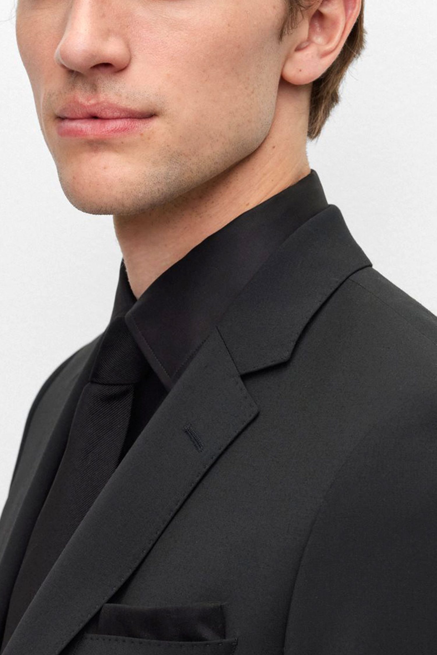 BOSS ΣΑΚΑΚΙ ΚΟΣΤΟΥΜΙΟΥ SLIM FIT H-HUGE-MM-224 ΜΑΥΡΟ φωτογραφία