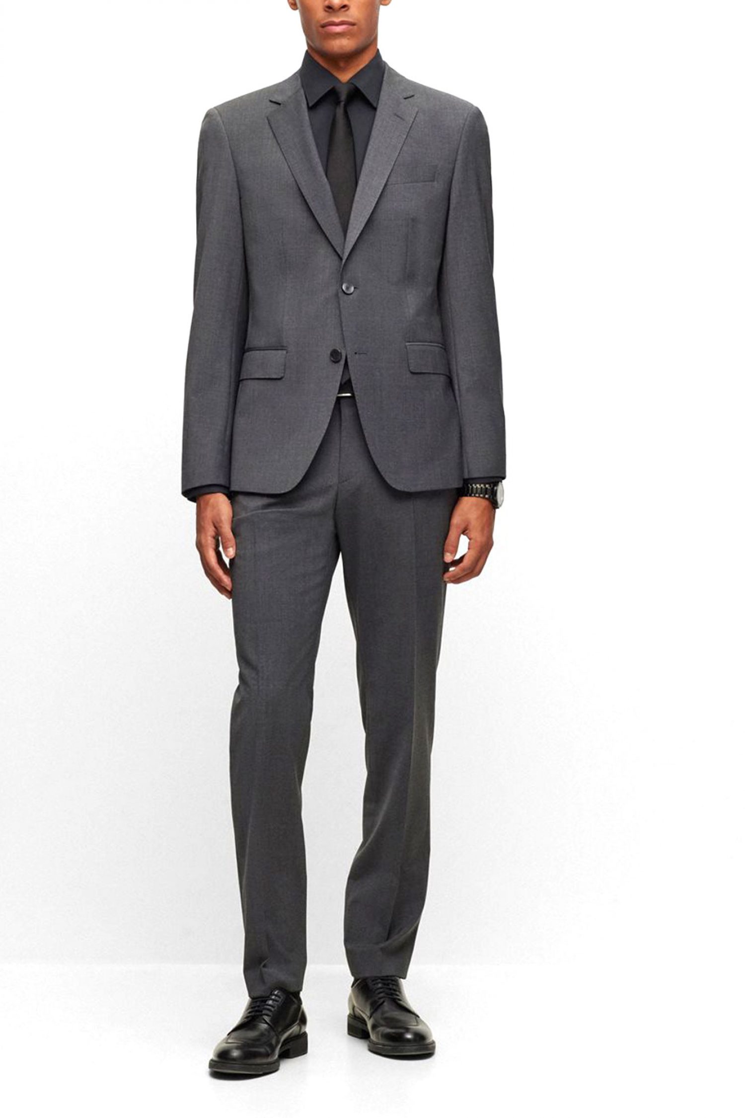 BOSS ΣΑΚΑΚΙ ΚΟΥΣΤΟΥΜΙΟΥ SLIM FIT H-HUGE-MM-C-224 ΓΚΡΙ