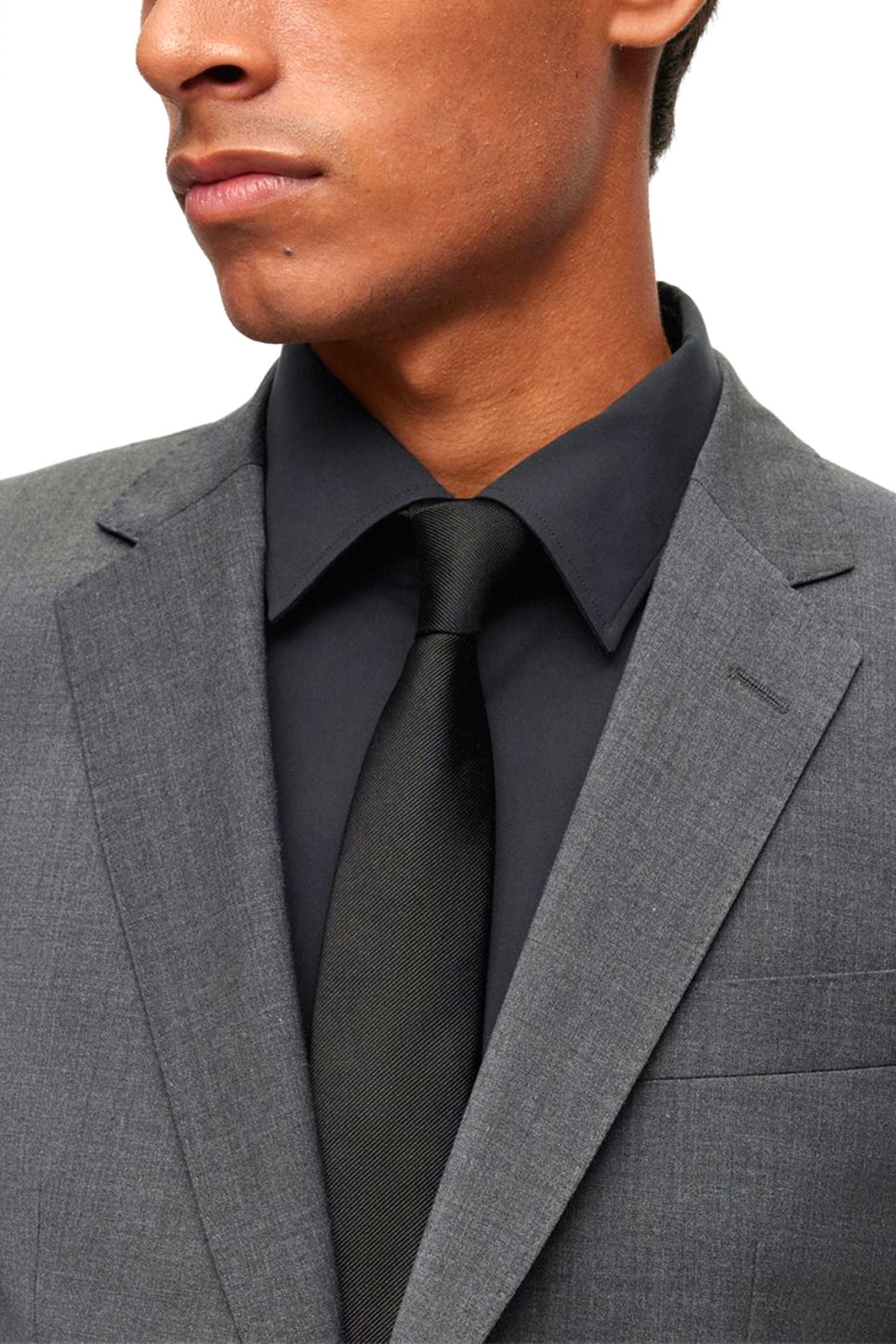 BOSS ΣΑΚΑΚΙ ΚΟΥΣΤΟΥΜΙΟΥ SLIM FIT H-HUGE-MM-C-224 ΓΚΡΙ