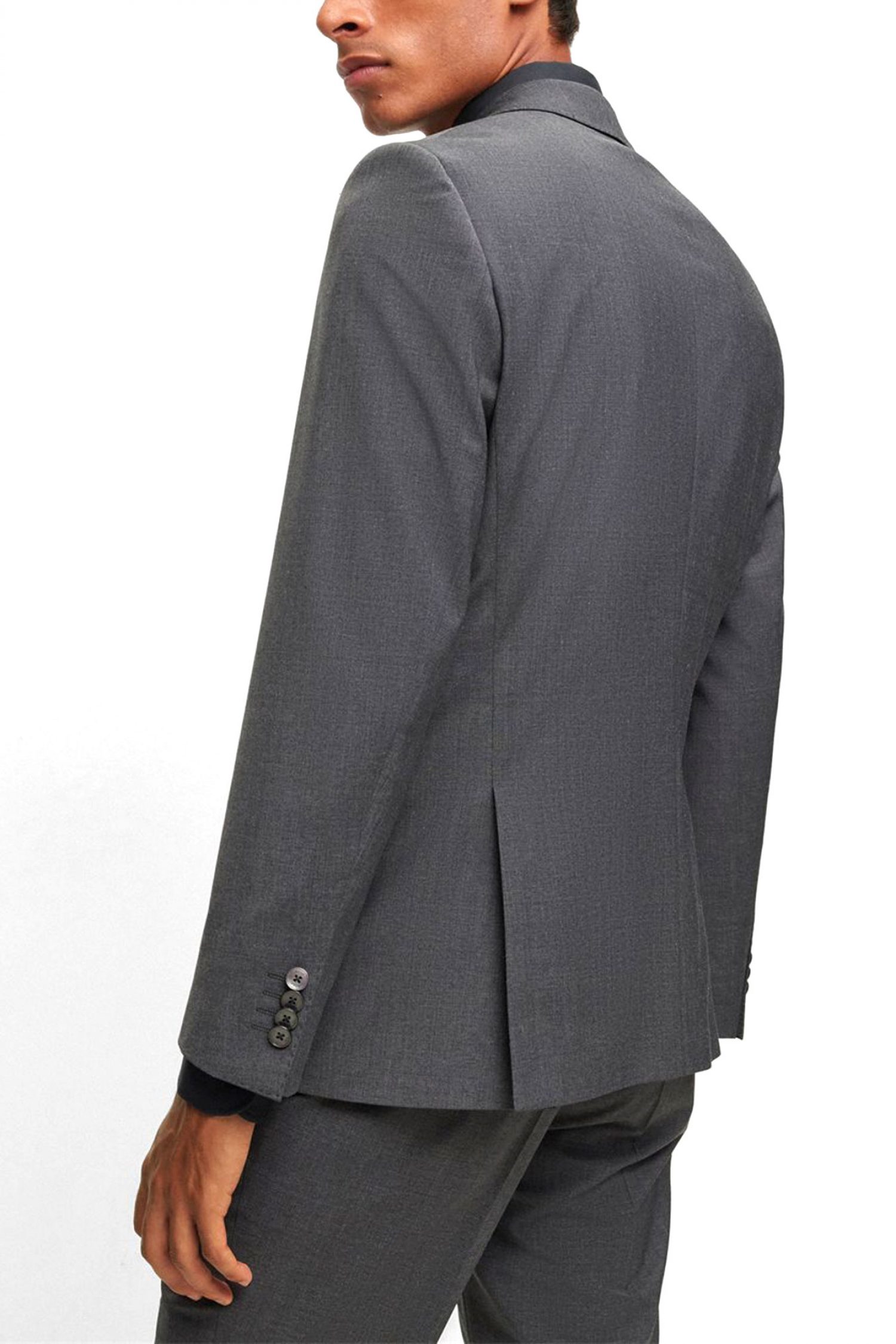 BOSS ΣΑΚΑΚΙ ΚΟΥΣΤΟΥΜΙΟΥ SLIM FIT H-HUGE-MM-C-224 ΓΚΡΙ