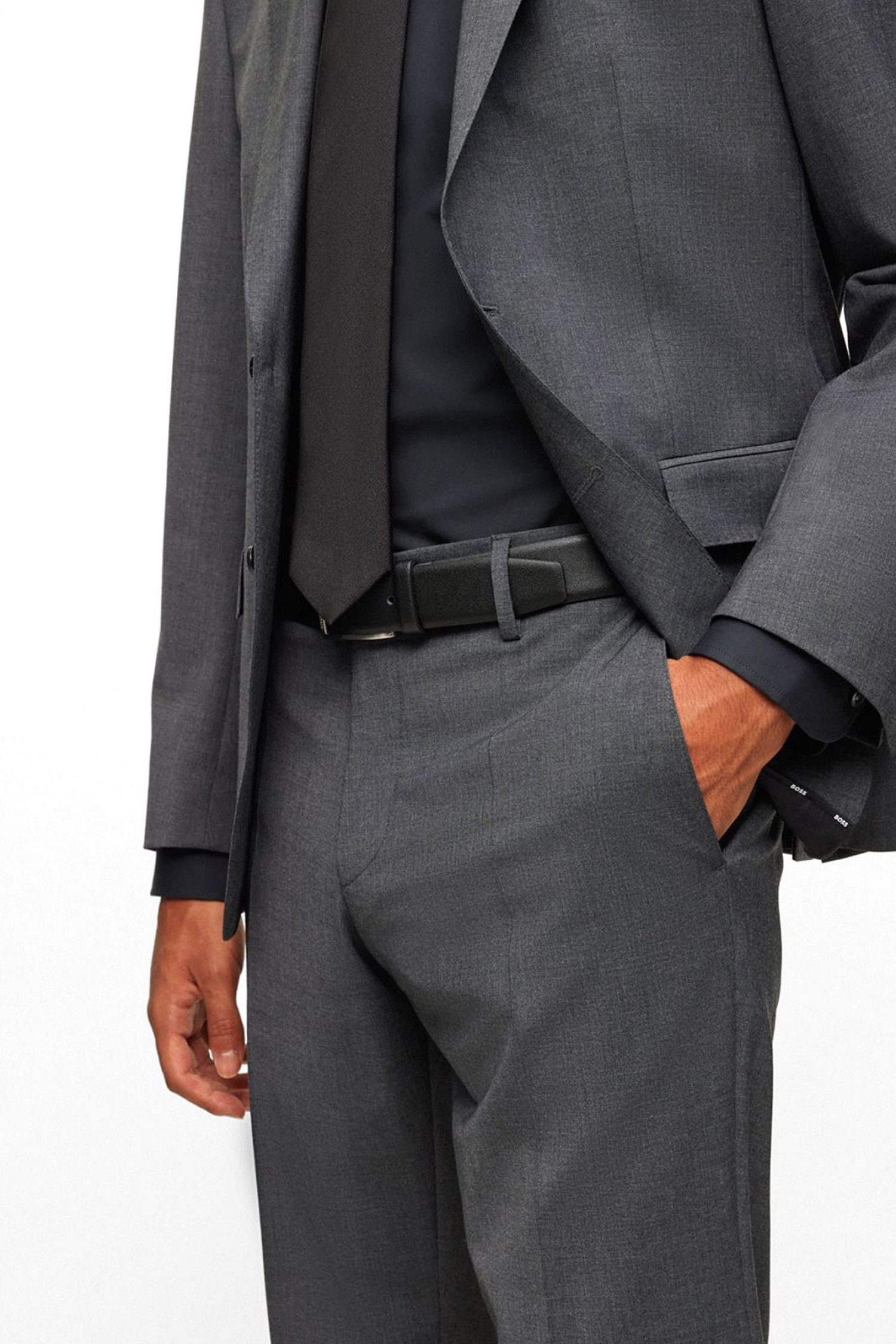 BOSS ΠΑΝΤΕΛΟΝΙ ΚΟΣΤΟΥΜΙΟΥ SLIM FIT H-GENIUS-MM-C-224 ΓΚΡΙ