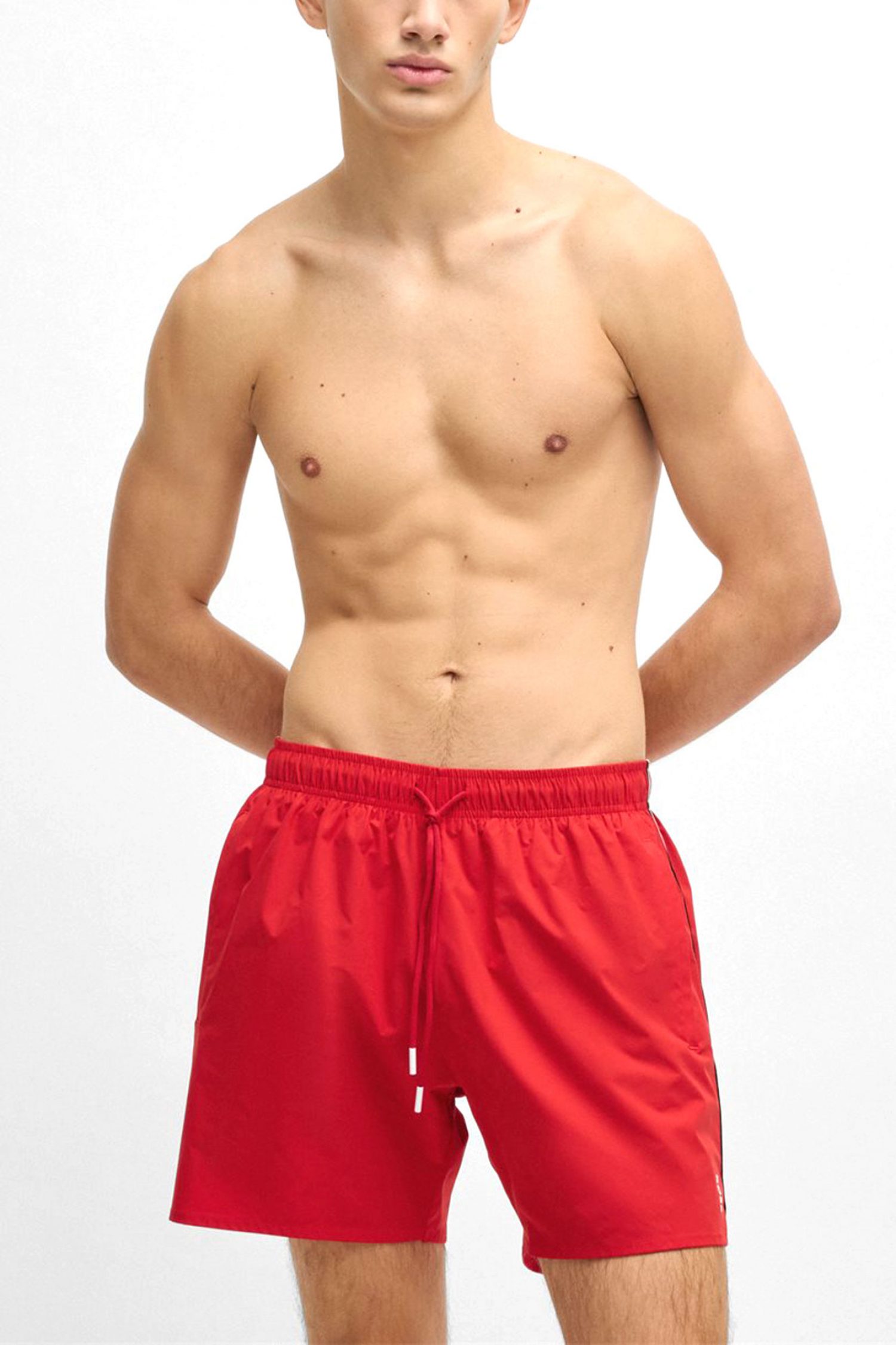 BOSS BEACHWEAR ΜΑΓΙΩ ICONIC ΚΟΚΚΙΝΟ