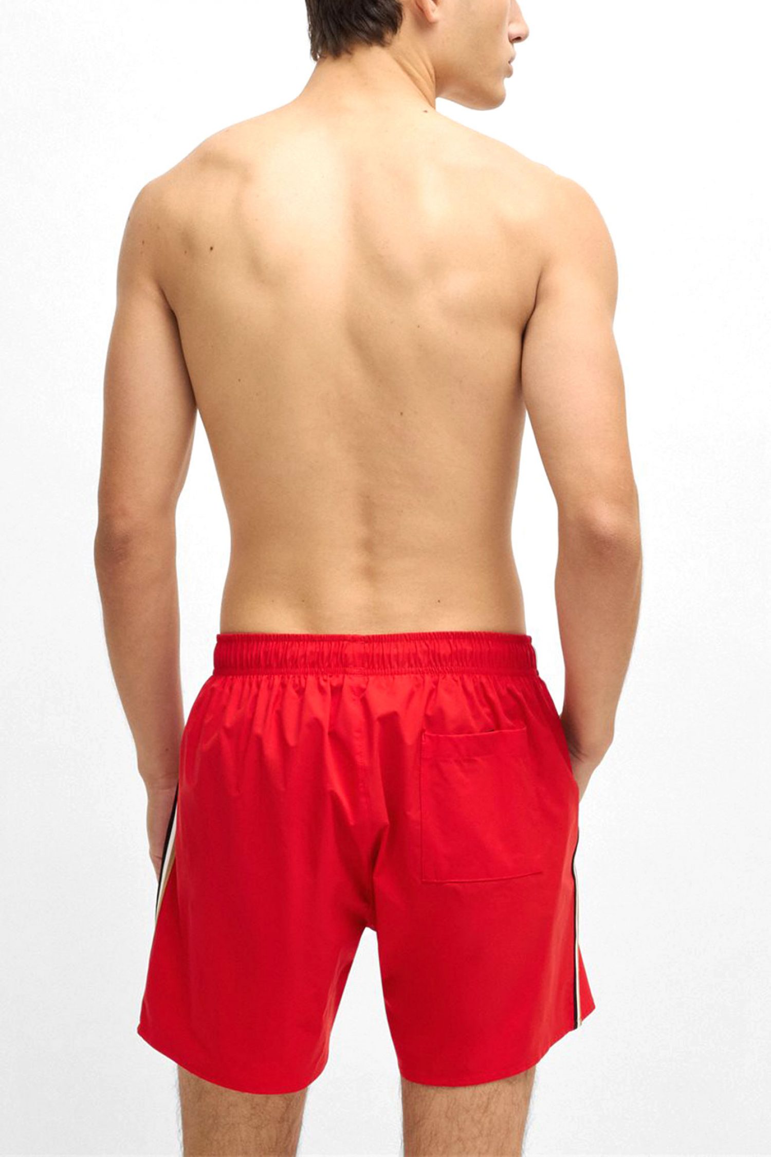 BOSS BEACHWEAR ΜΑΓΙΩ ICONIC ΚΟΚΚΙΝΟ