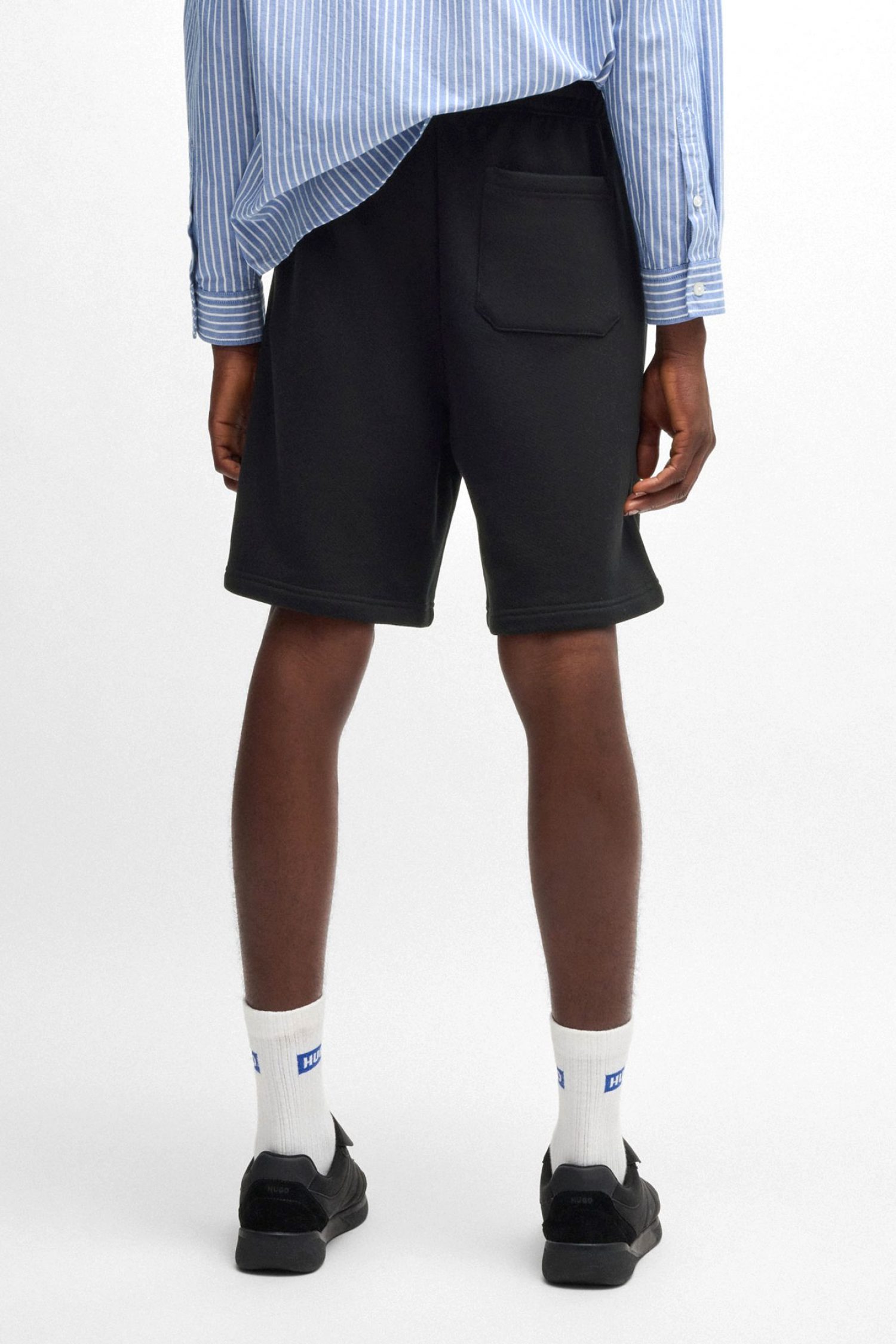 HUGO BLUE ΒΕΡΜΟΥΔΑ ΦΟΥΤΕΡ NOMARIO ΜΑΥΡΟ