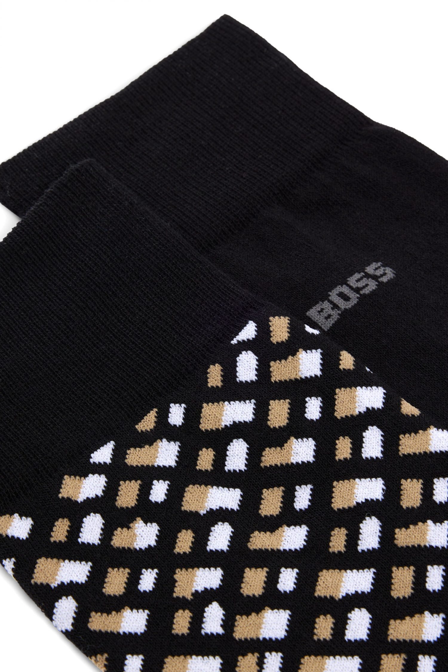 BOSS ΚΑΛΤΣΕΣ 2P RS MONOGRAM CC ΜΑΥΡΟ