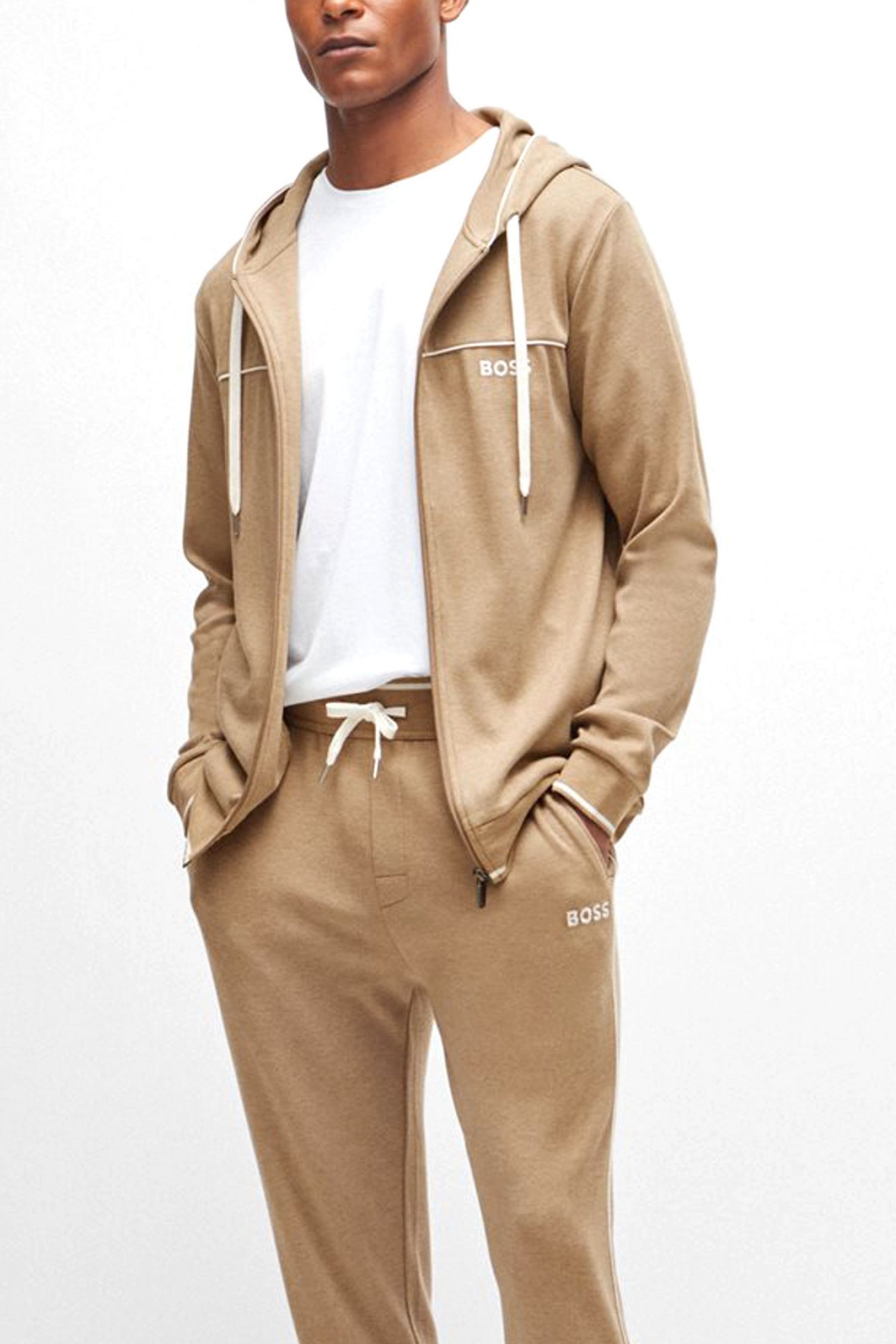 BOSS BODYWEAR T-SHIRT MIX&MATCH T-SHIRT R ΛΕΥΚΟ