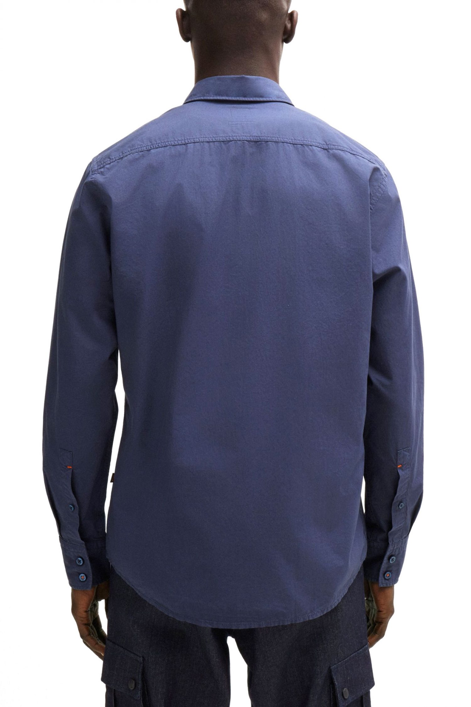 BOSS CASUAL ΠΟΥΚΑΜΙΣΟ REGULAR FIT RELEGANT 6 M ΜΠΛΕ