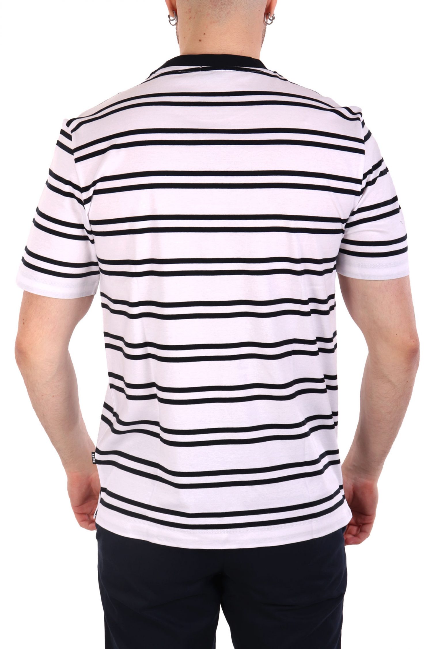 BOSS T-SHIRT C-TAUT 01 ΛΕΥΚΟ-ΜΠΛΕ