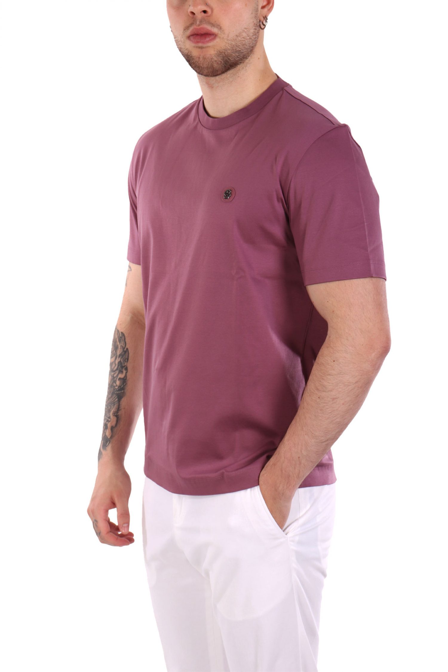 BOSS T-SHIRT REGULAR FIT MERCERISED TAUT 01 ΜΕΛΙΤΖΑΝΙ