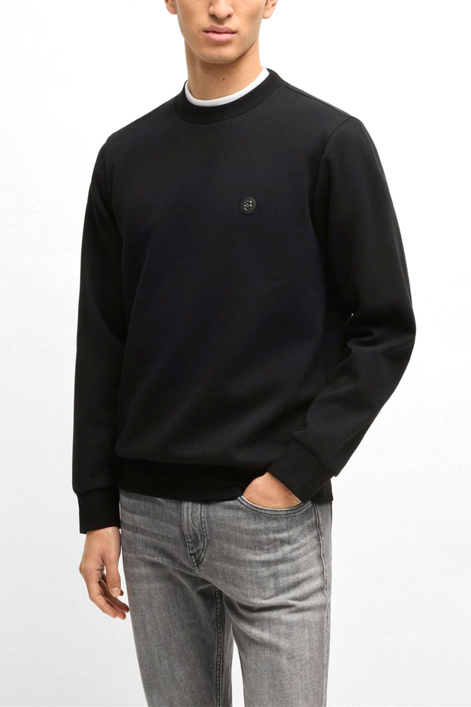 BOSS ΦΟΥΤΕΡ CREW NECK C-SHARPE 01 ΜΑΥΡΟ φωτογραφία