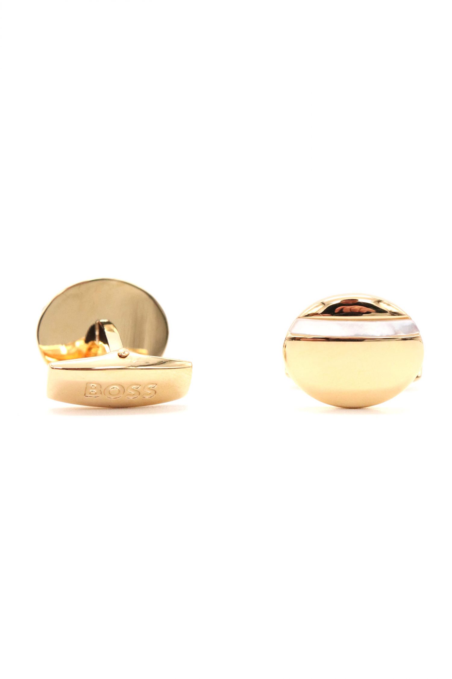 BOSS ΜΑΝΙΚΕΤΟΚΟΥΜΠΟ L-OVALINE-CUF ΧΡΥΣΟ