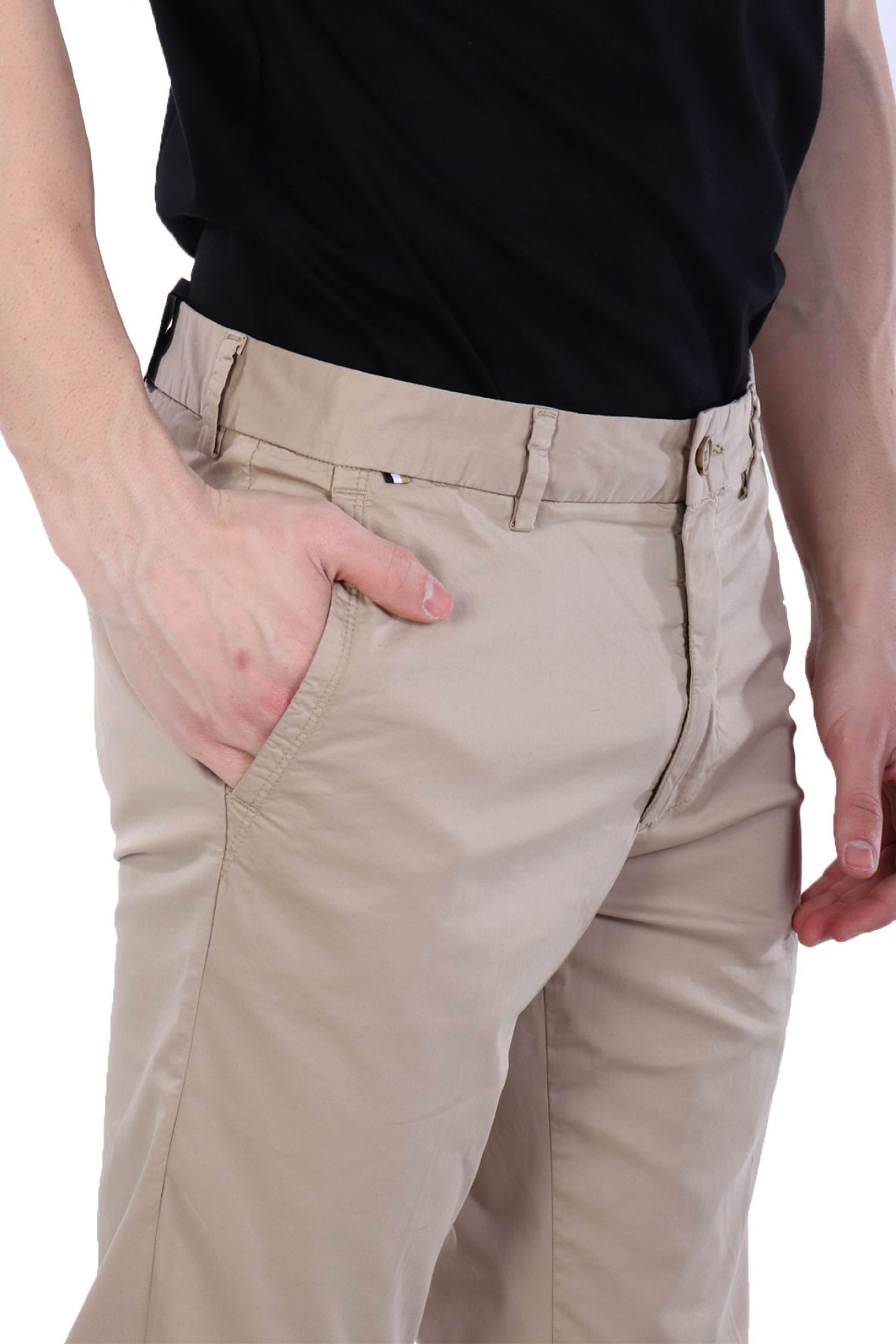 BOSS ΠΑΝΤΕΛΟΝΙ CHINO SLIM FIT H-KAITON ΜΠΕΖ φωτογραφία