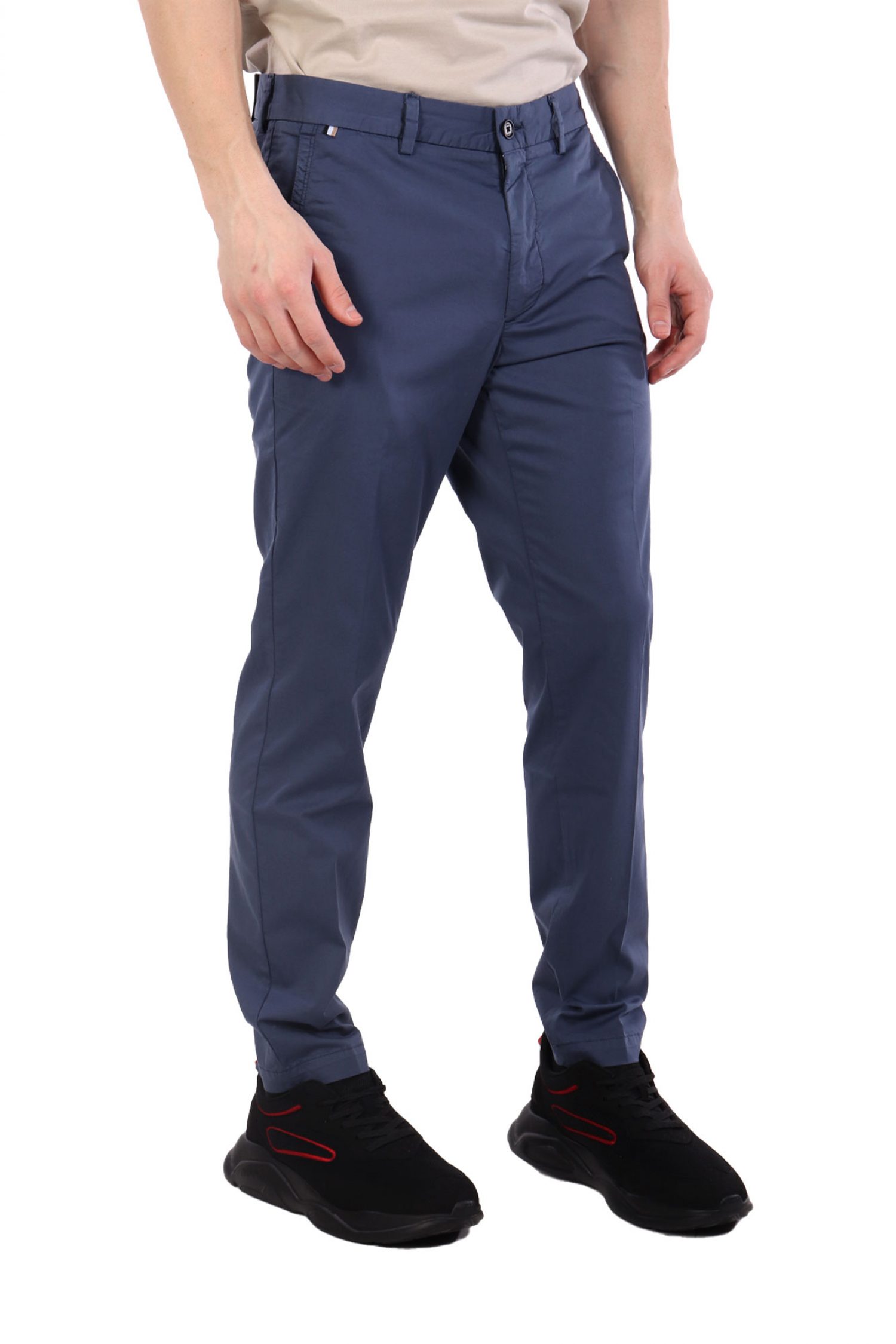 BOSS ΠΑΝΤΕΛΟΝΙ CHINO SLIM FIT H-KAITON ΜΠΛΕ