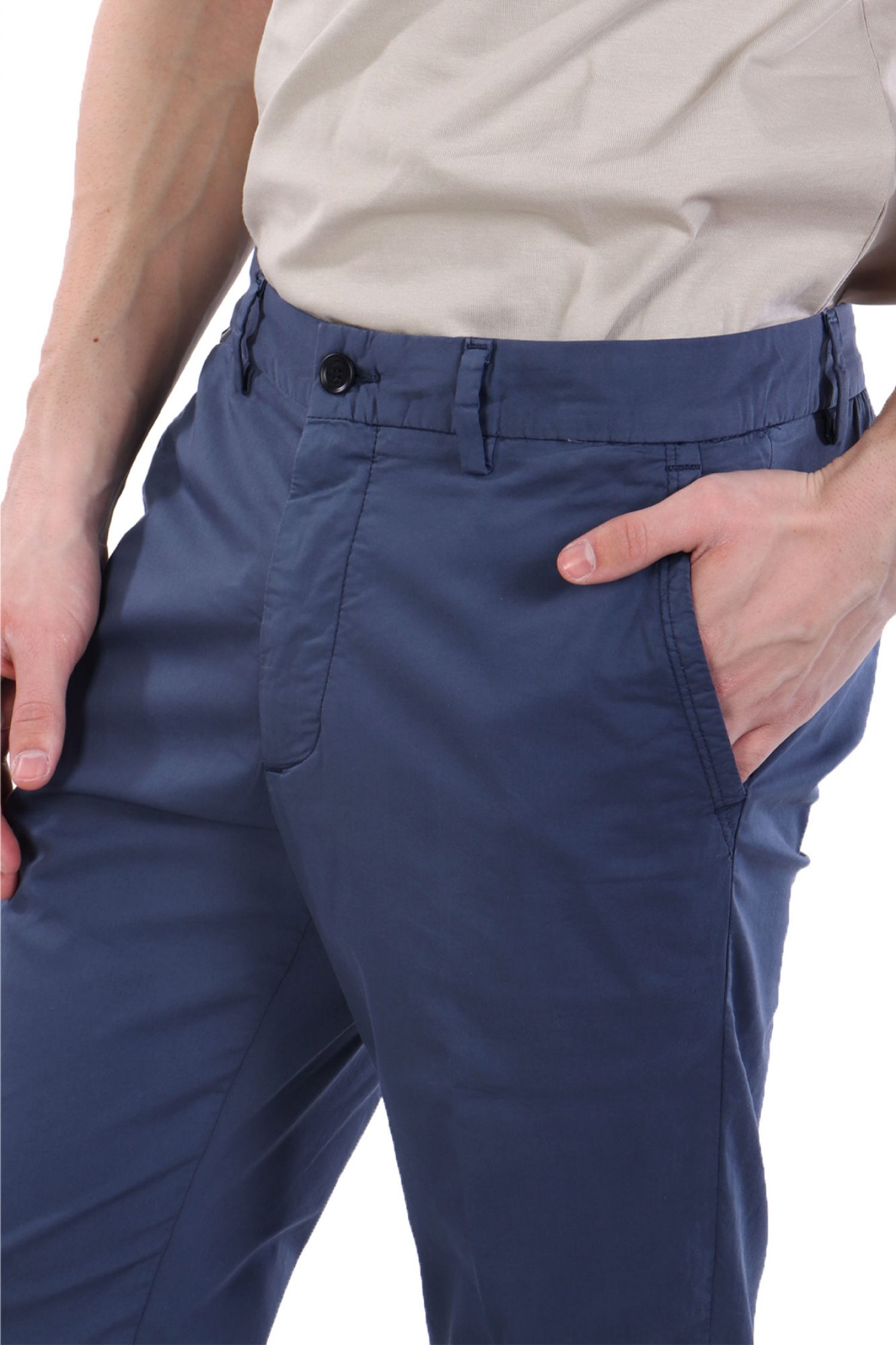 BOSS ΠΑΝΤΕΛΟΝΙ CHINO SLIM FIT H-KAITON ΜΠΛΕ φωτογραφία