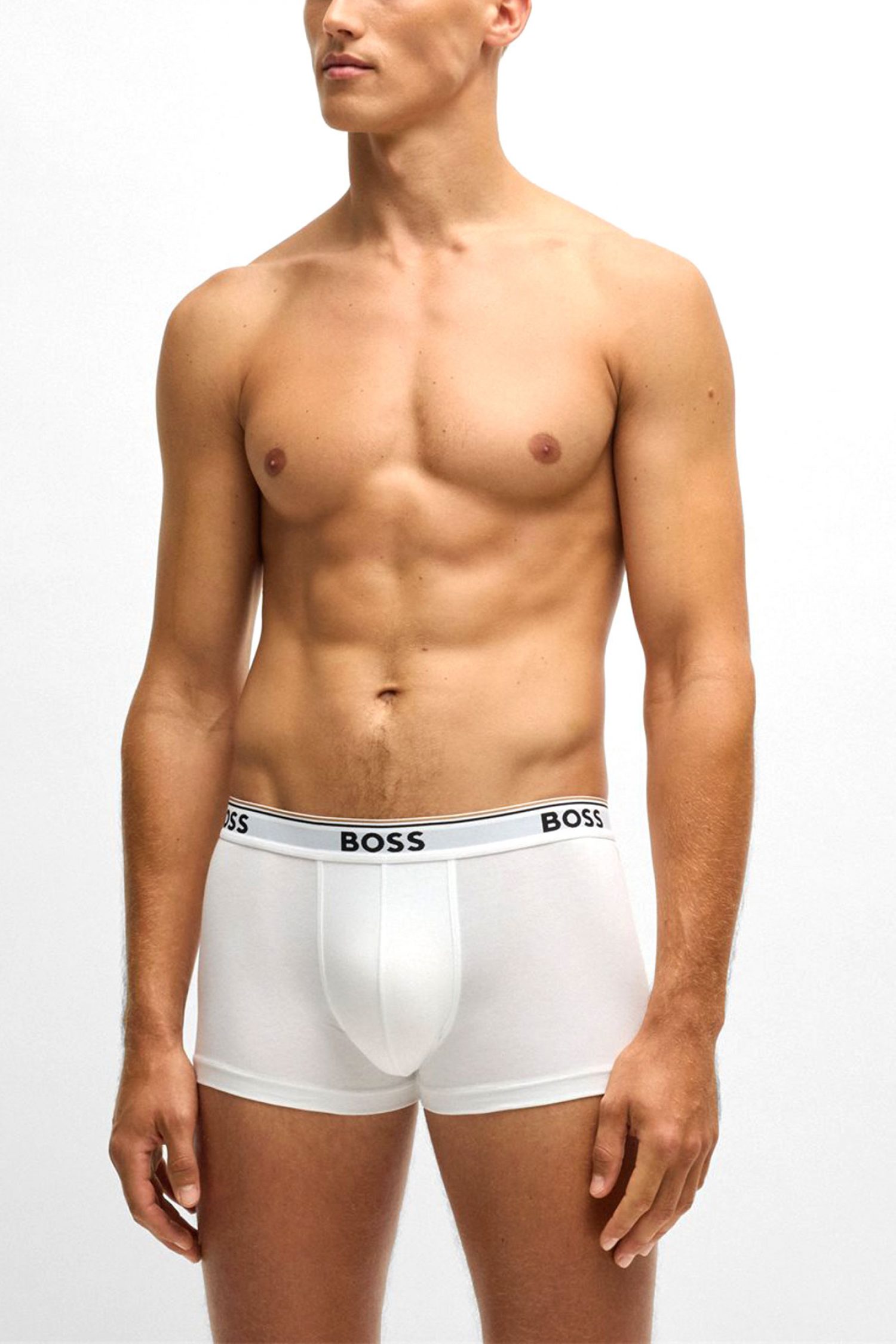 BOSS ΕΣΩΡΟΥΧΟ TRUNK 3P POWER ΜΑΥΡΟ-ΜΠΕΖ-ΛΕΥΚΟ