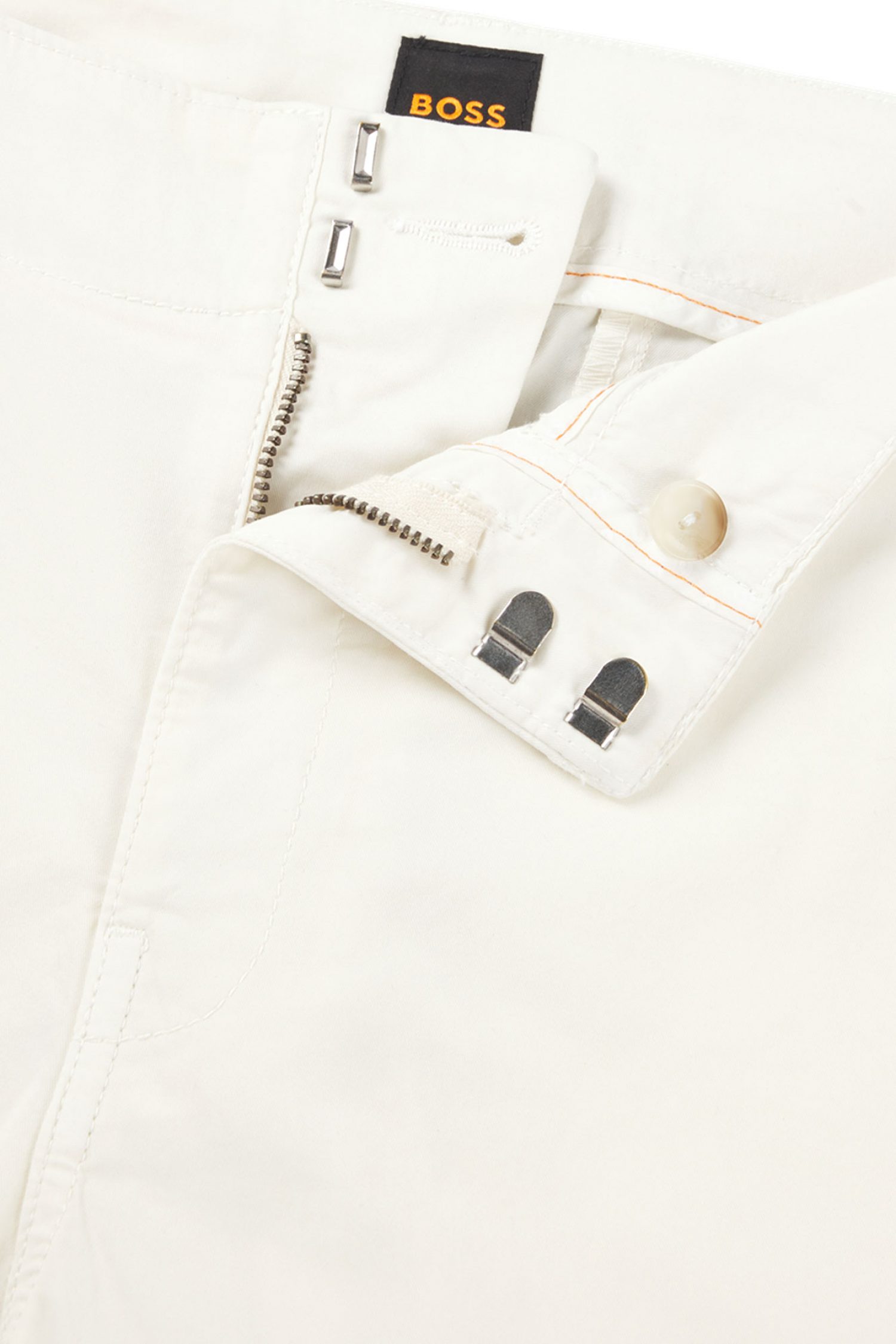 BOSS CASUAL ΠΑΝΤΕΛΟΝΑ CROP C_TAHIANA-D ΕΚΡΟΥ φωτογραφία