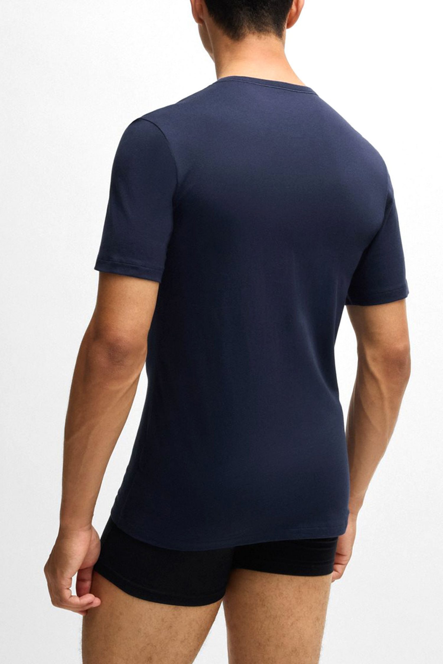 HUGO T-SHIRT ΕΣΩΡΟΥΧΑ RN TRIPLET P ΛΕΥΚΟ-ΓΚΡΙ-ΜΑΥΡΟ φωτογραφία