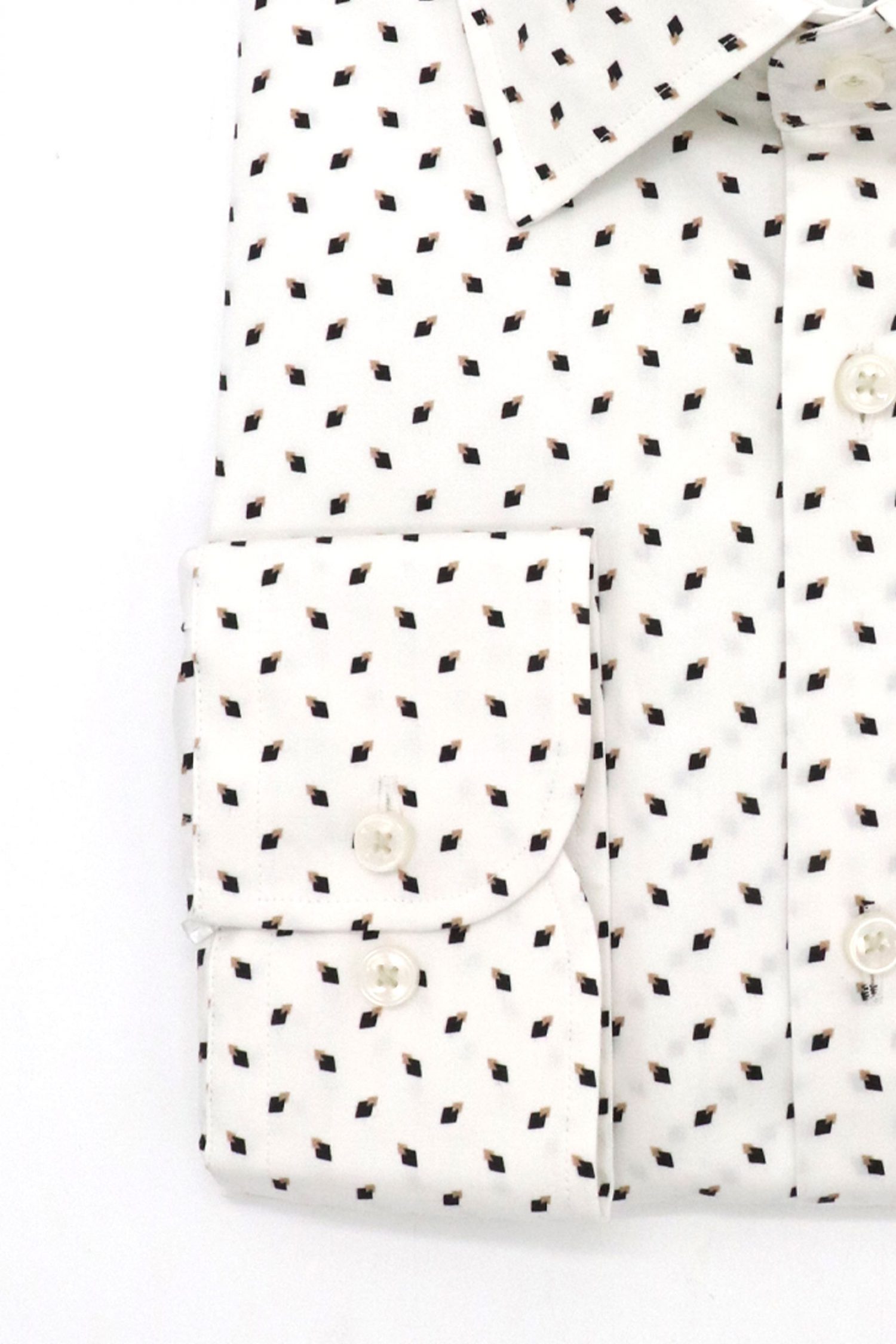 BOSS ΠΟΥΚΑΜΙΣΟ ΜΙΚΡΟΣΧΕΔΙΟ SLIM FIT H-HANK-KENT-C1-214 ΑΝΟΙΧΤΟ ΜΠΕΖ