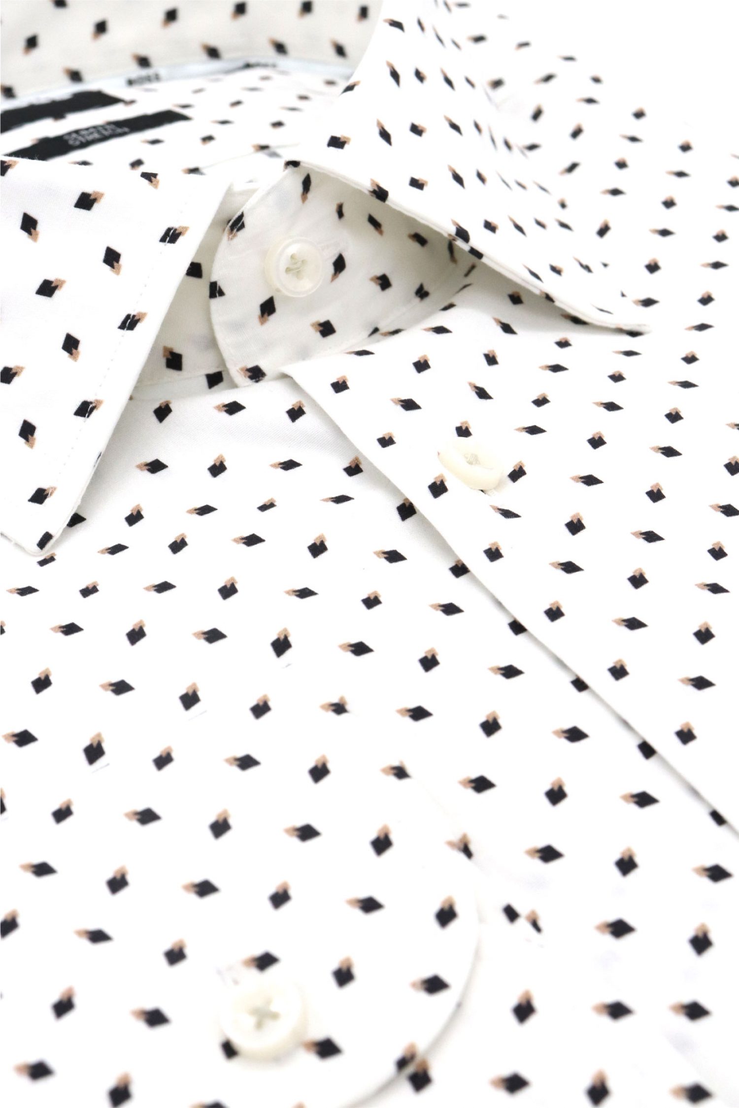 BOSS ΠΟΥΚΑΜΙΣΟ ΜΙΚΡΟΣΧΕΔΙΟ SLIM FIT H-HANK-KENT-C1-214 ΑΝΟΙΧΤΟ ΜΠΕΖ φωτογραφία