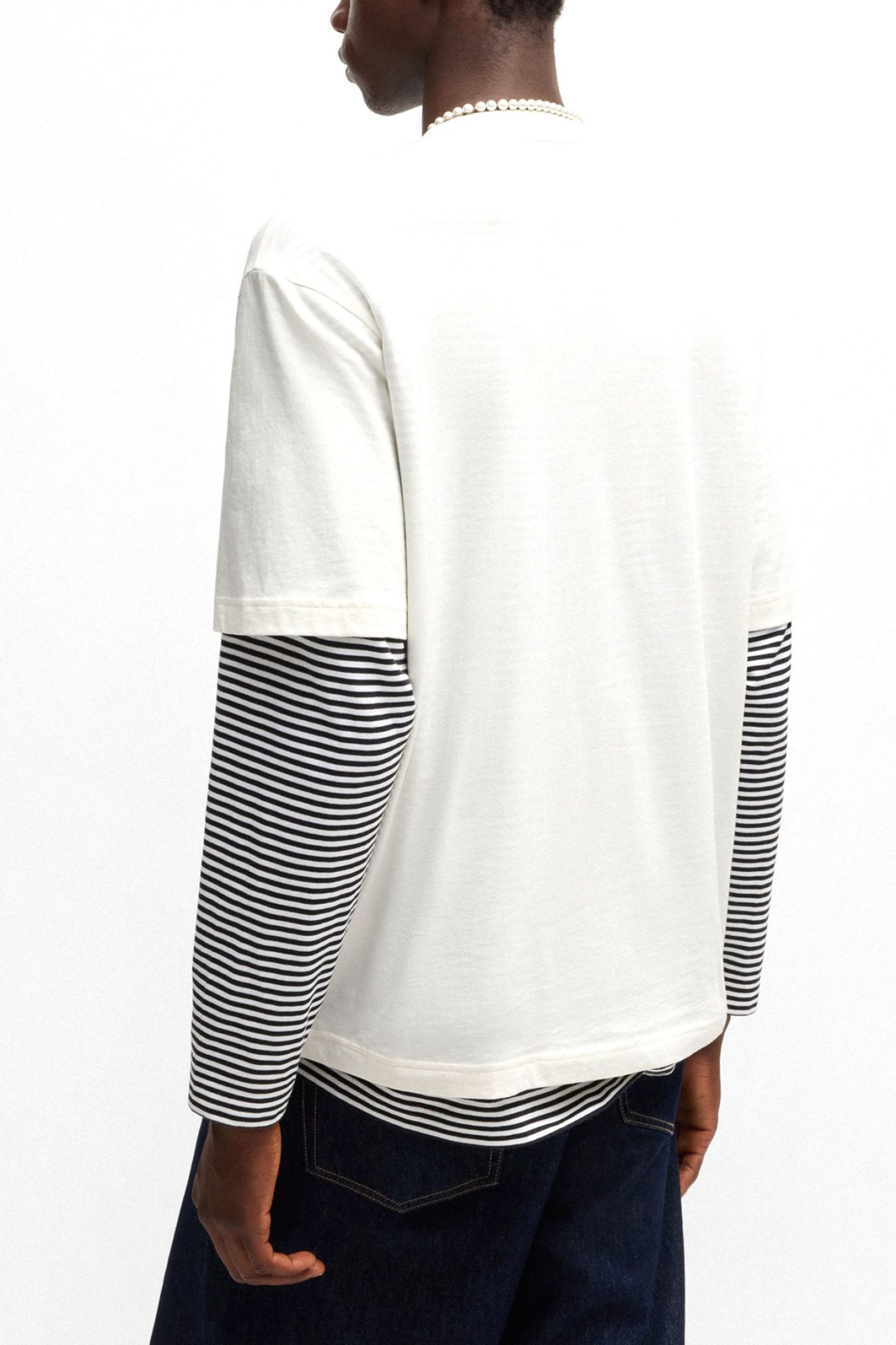 HUGO BLUE T-SHIRT NUGOCREA ΥΠΟΛΕΥΚΟ φωτογραφία