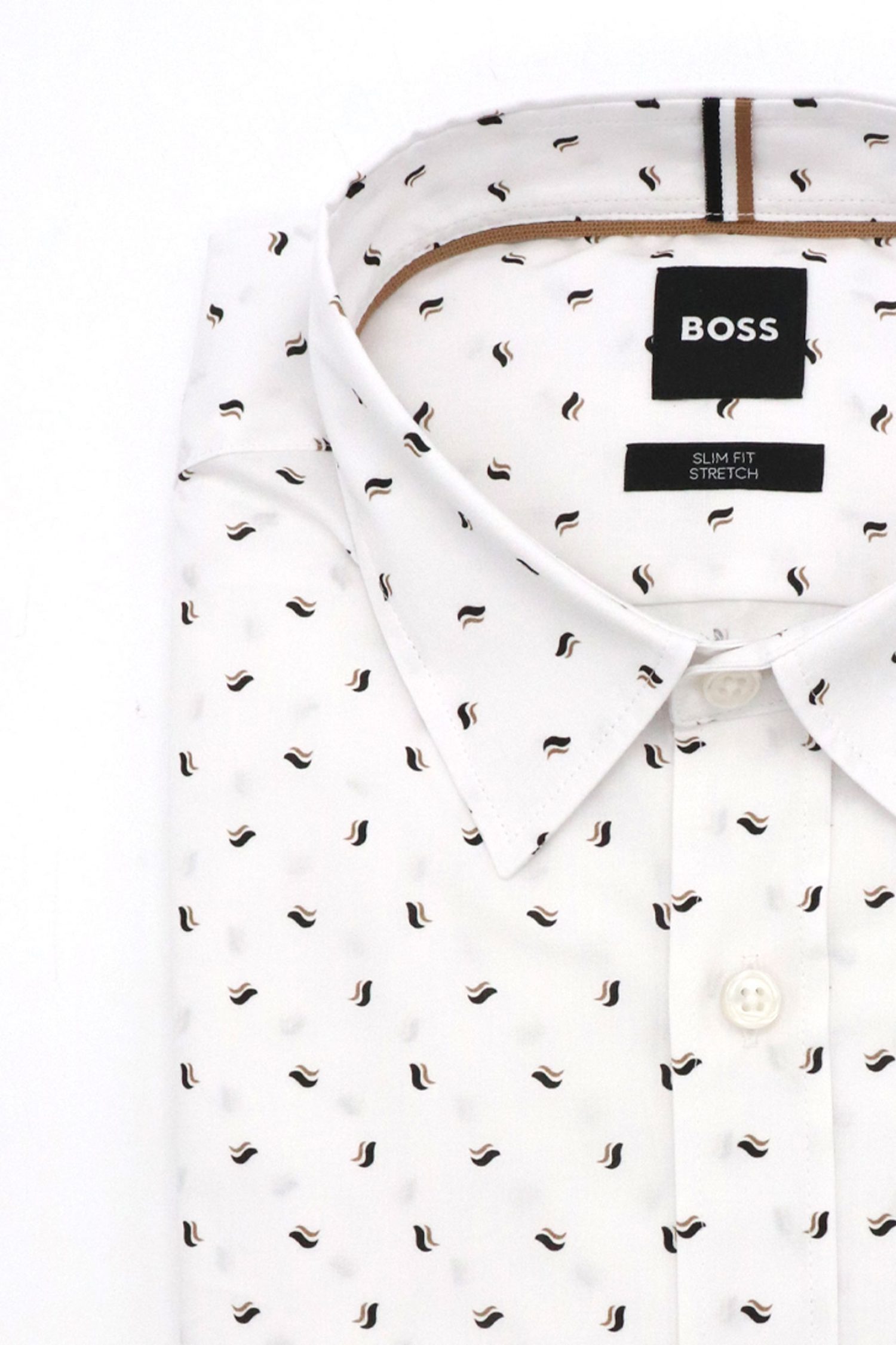 BOSS ΠΟΥΚΑΜΙΣΟ SLIM FIT C-ROAN-KENT-C1-243 ΜΠΕΖ φωτογραφία