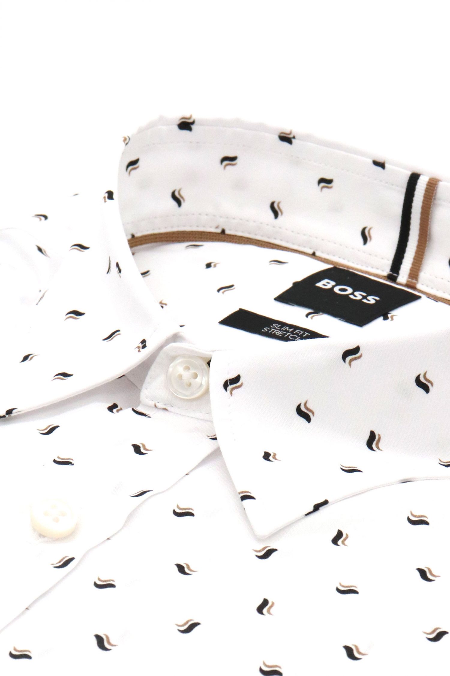 BOSS ΠΟΥΚΑΜΙΣΟ SLIM FIT C-ROAN-KENT-C1-243 ΜΠΕΖ