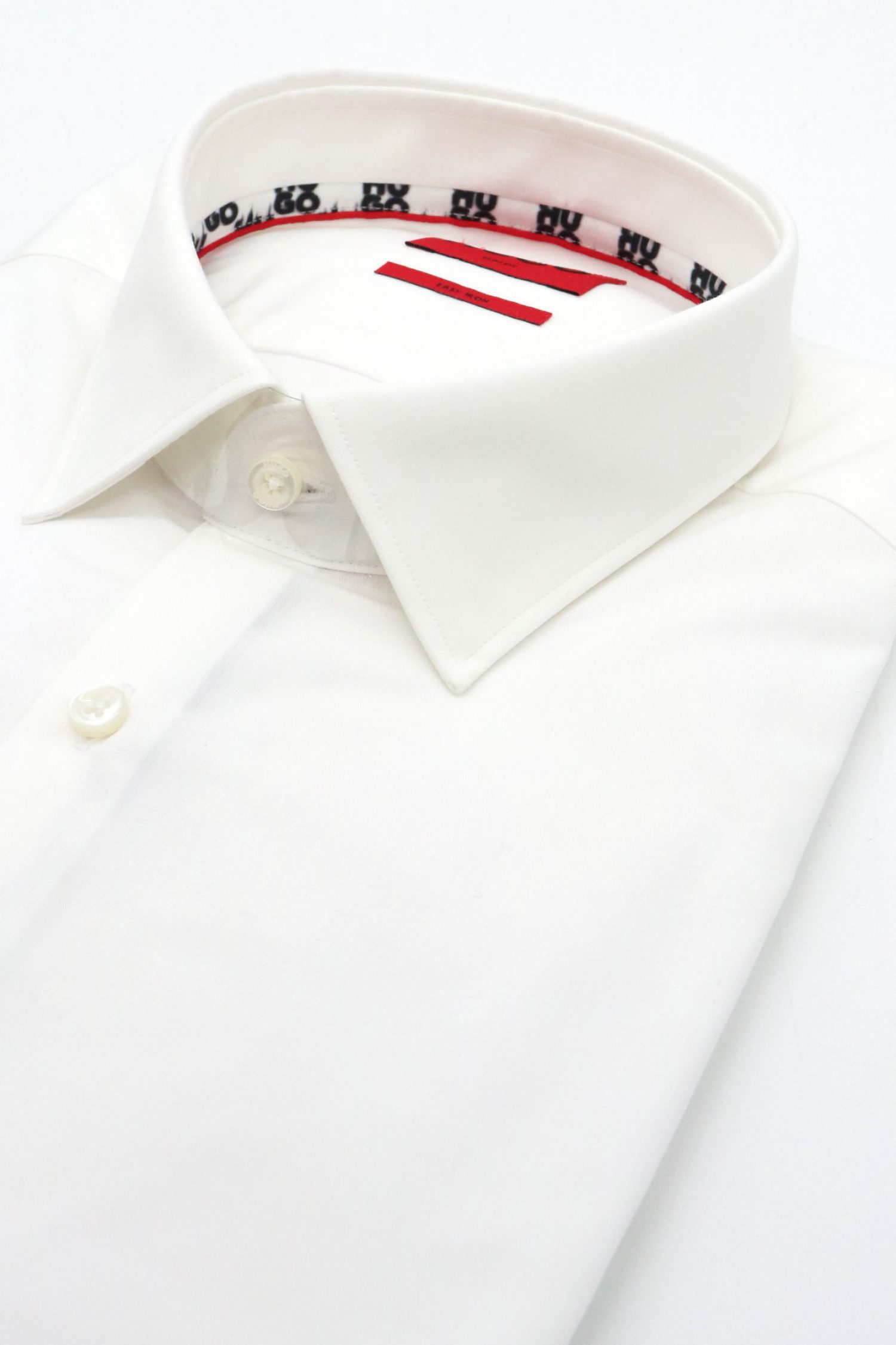 HUGO ΠΟΥΚΑΜΙΣΟ SLIM FIT EASY IRON KOEY ΛΕΥΚΟ