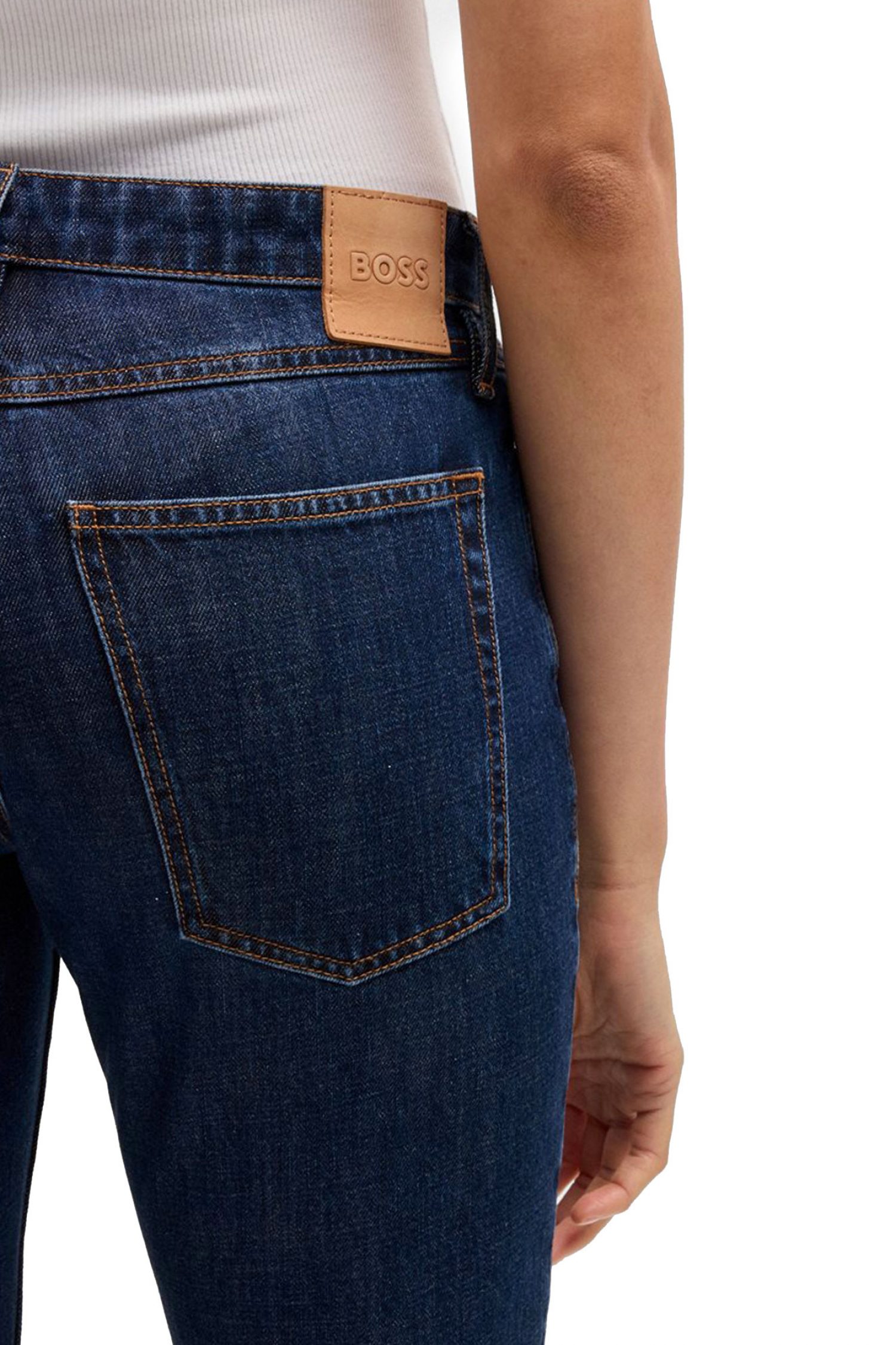 BOSS BOSS ΠΑΝΤΕΛΟΝΙ JEANS C_MODERN SLIM MR ΣΚΟΥΡΟ ΜΠΛΕ - 3