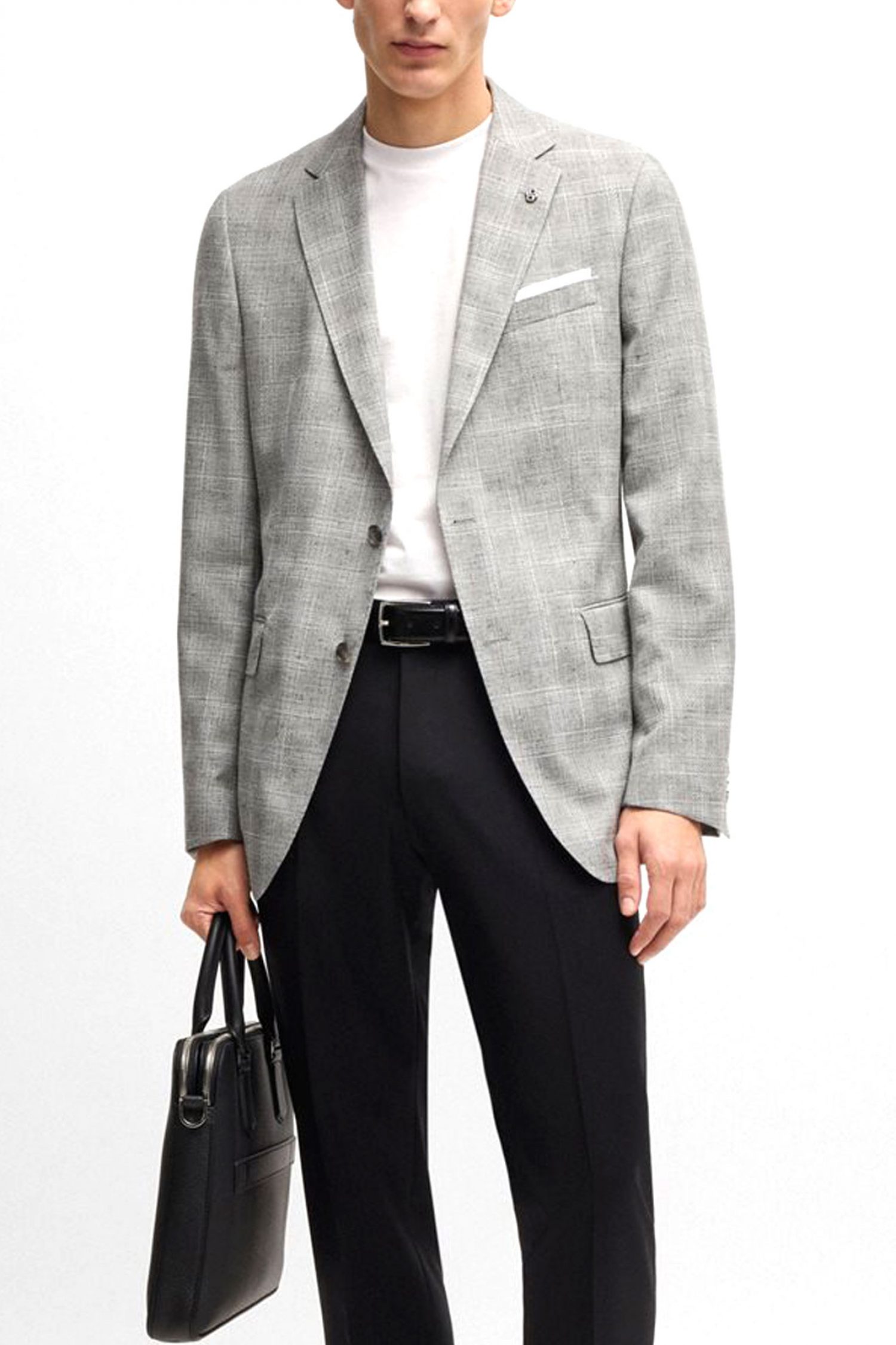 BOSS ΣΑΚΑΚΙ H-HUTSON-233 ΑΝΟΙΧΤΟ ΓΚΡΙ