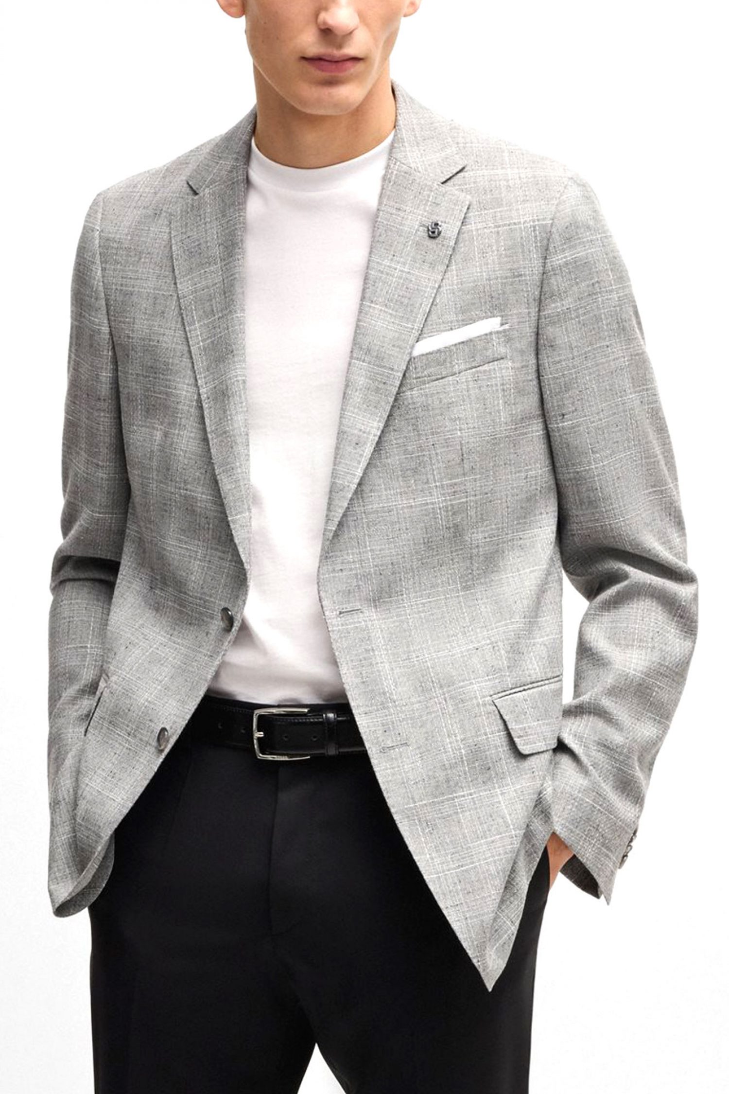 BOSS ΣΑΚΑΚΙ H-HUTSON-233 ΑΝΟΙΧΤΟ ΓΚΡΙ