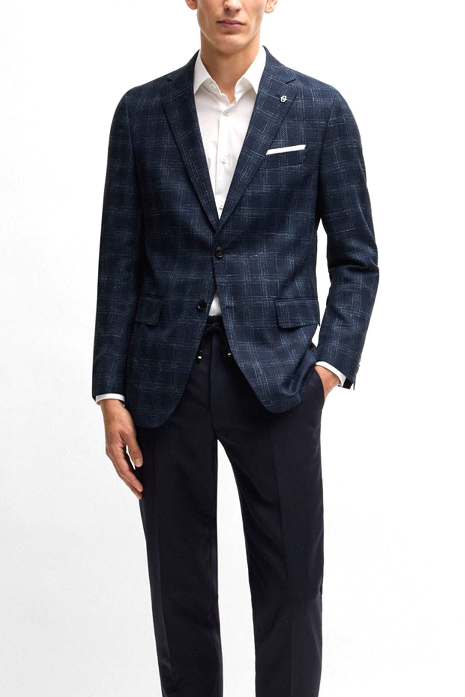 BOSS ΣΑΚΑΚΙ H-HUTSON-233 ΣΚΟΥΡΟ ΜΠΛΕ