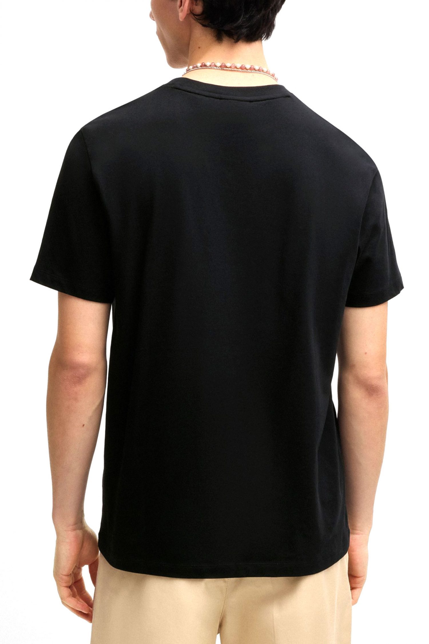 HUGO T-SHIRT DURRO LOGO ΜΑΥΡΟ