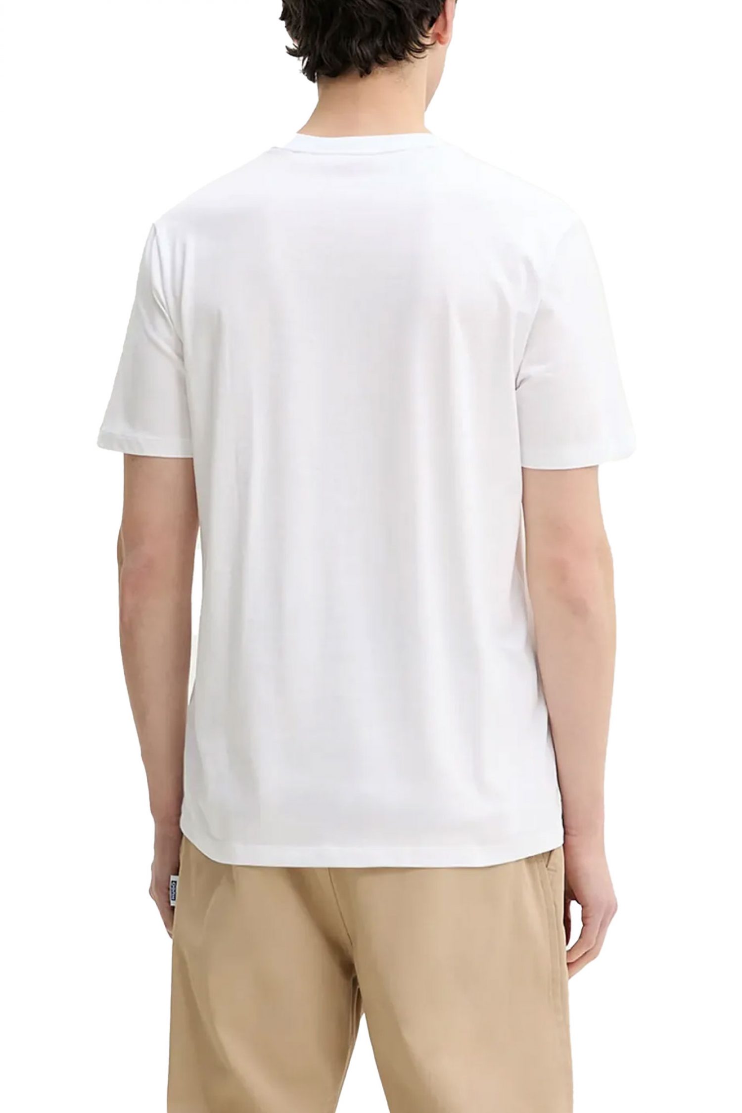 HUGO T-SHIRT DURRO LOGO ΛΕΥΚΟ