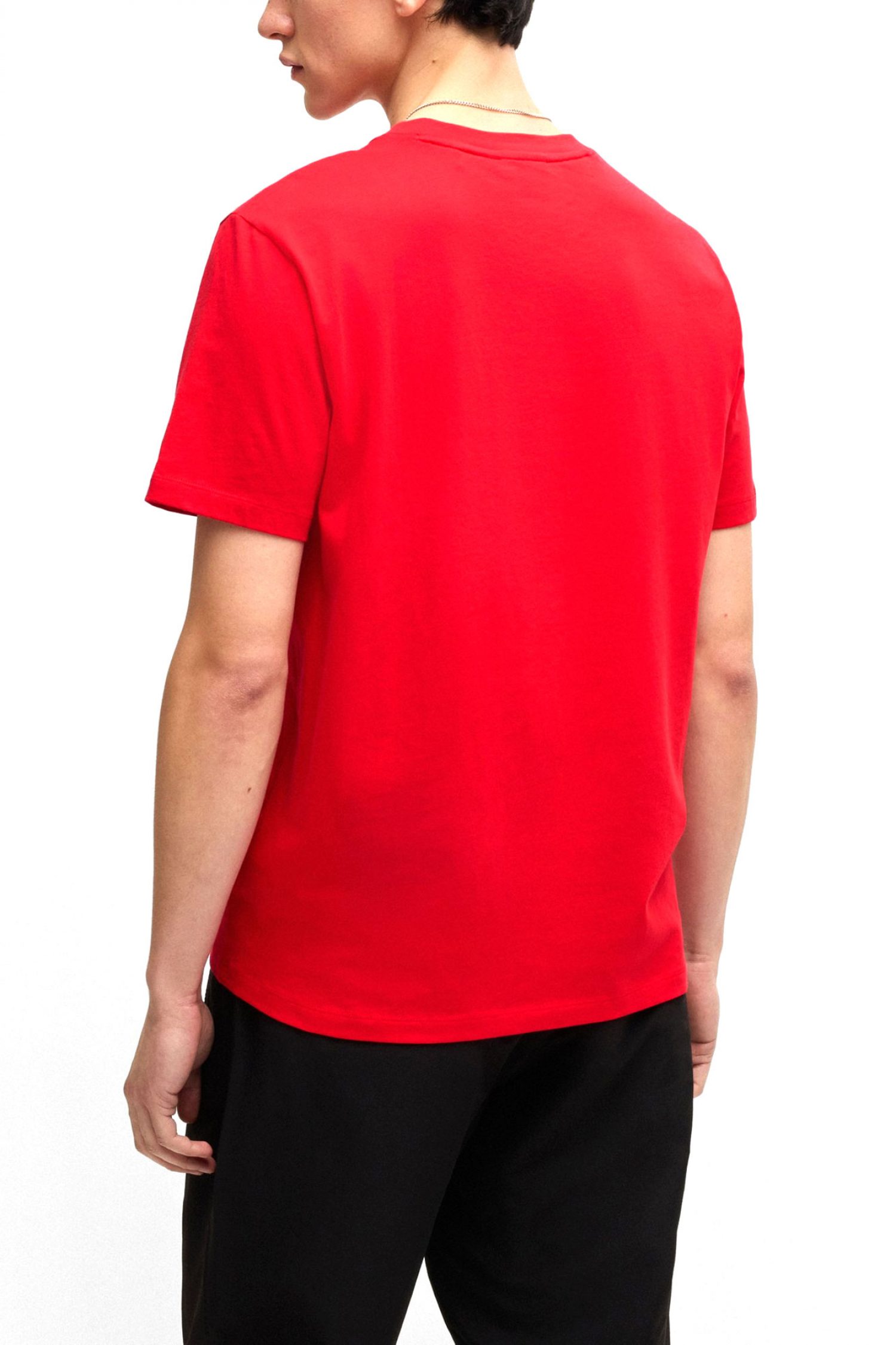 HUGO T-SHIRT DURRO LOGO ΚΟΚΚΙΝΟ