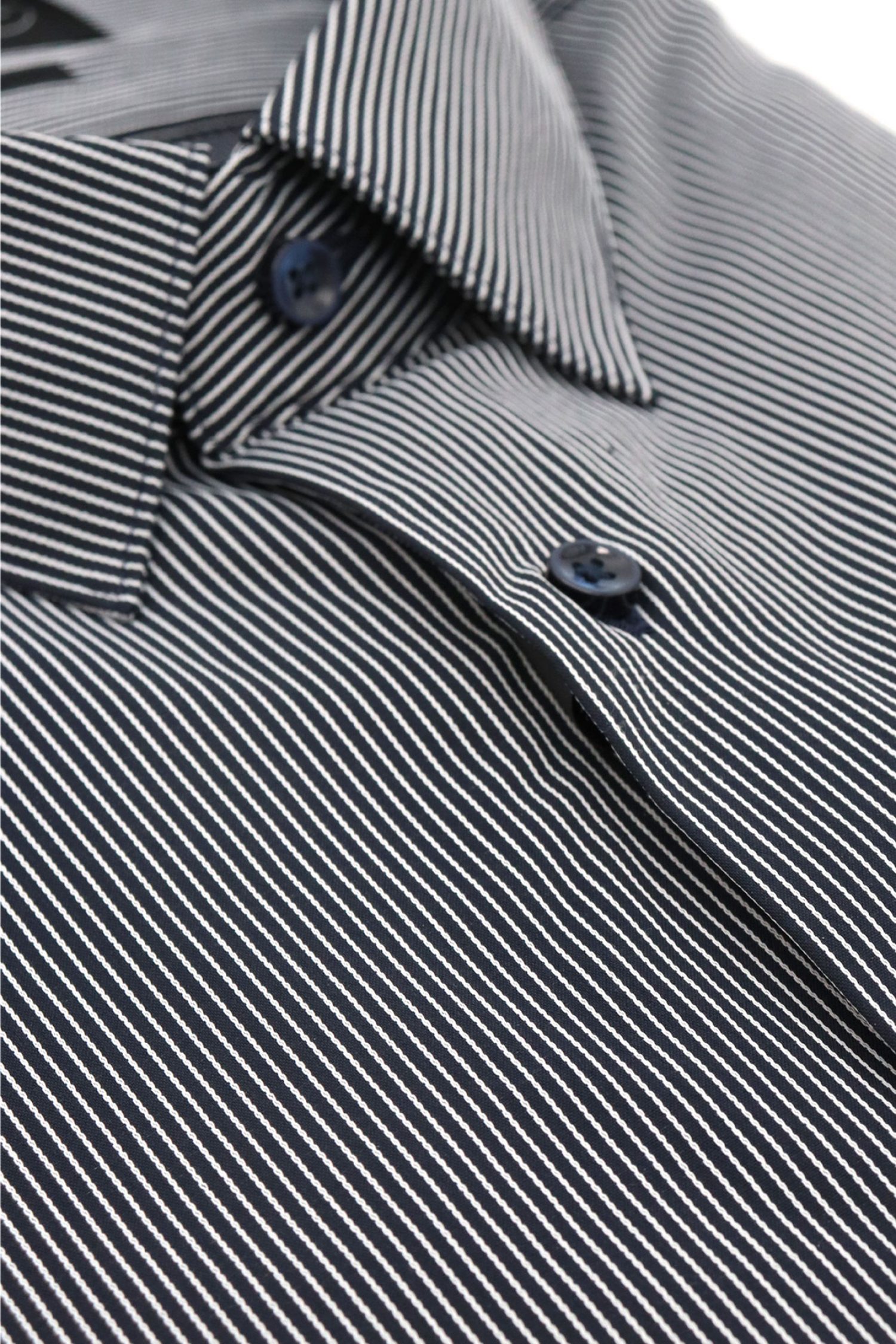 BOSS PERFORMANCE ΠΟΥΚΑΜΙΣΟ ΡΙΓΕ SLIM FIT P-HANK-S-KENT-C1-222 ΜΠΛΕ-ΛΕΥΚΟ φωτογραφία