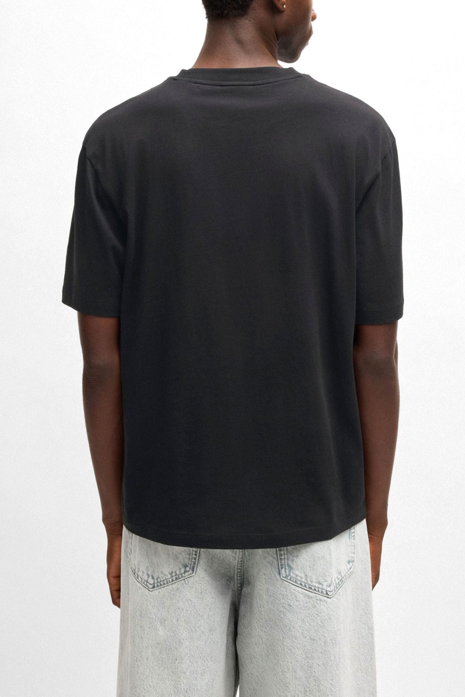 HUGO BLUE T-SHIRT NEWROMI ΜΑΥΡΟ φωτογραφία