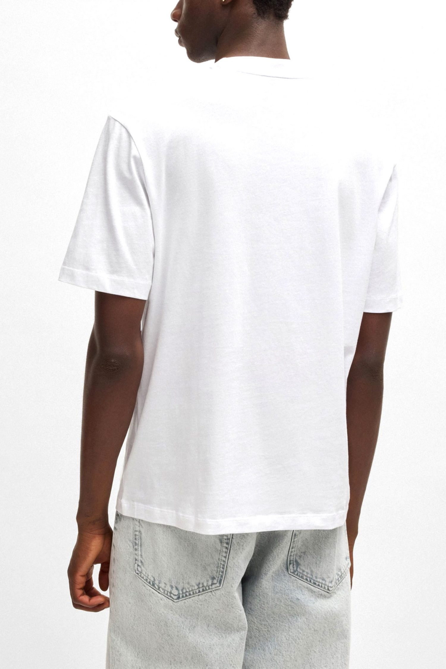 HUGO BLUE T-SHIRT NEWROMI ΛΕΥΚΟ φωτογραφία