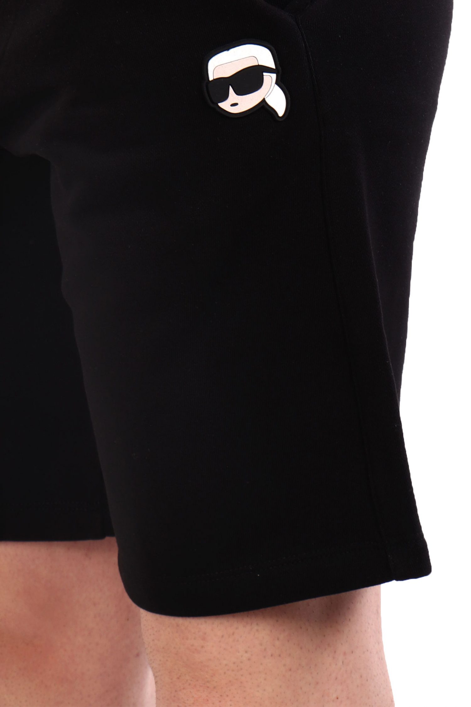 KARL LAGERFELD ΒΕΡΜΟΥΔΑ ΦΟΥΤΕΡ LOGO ΜΑΥΡΟ φωτογραφία