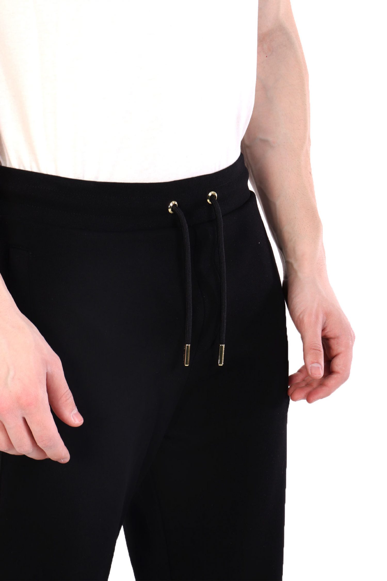 KARL LAGERFELD ΠΑΝΤΕΛΟΝΙ ΦΟΡΜΑ LOGO ΜΑΥΡΟ-ΧΡΥΣΟ φωτογραφία