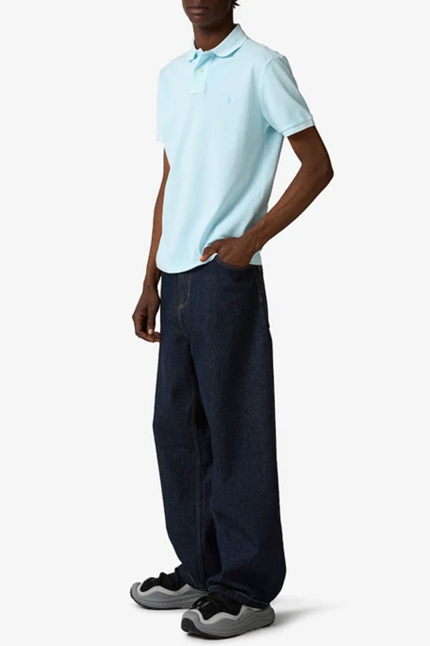 RALPH LAUREN POLO CUSTOM SLIM FIT LOGO ΓΑΛΑΖΙΟ φωτογραφία